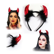 طوق شعر زي تنكري ثياب طوق شعر قرون- احمر اسود | حفلات حفلات_عيد_الميلاد زي تنكري طوق نظارة_حفلات | amazingEGP