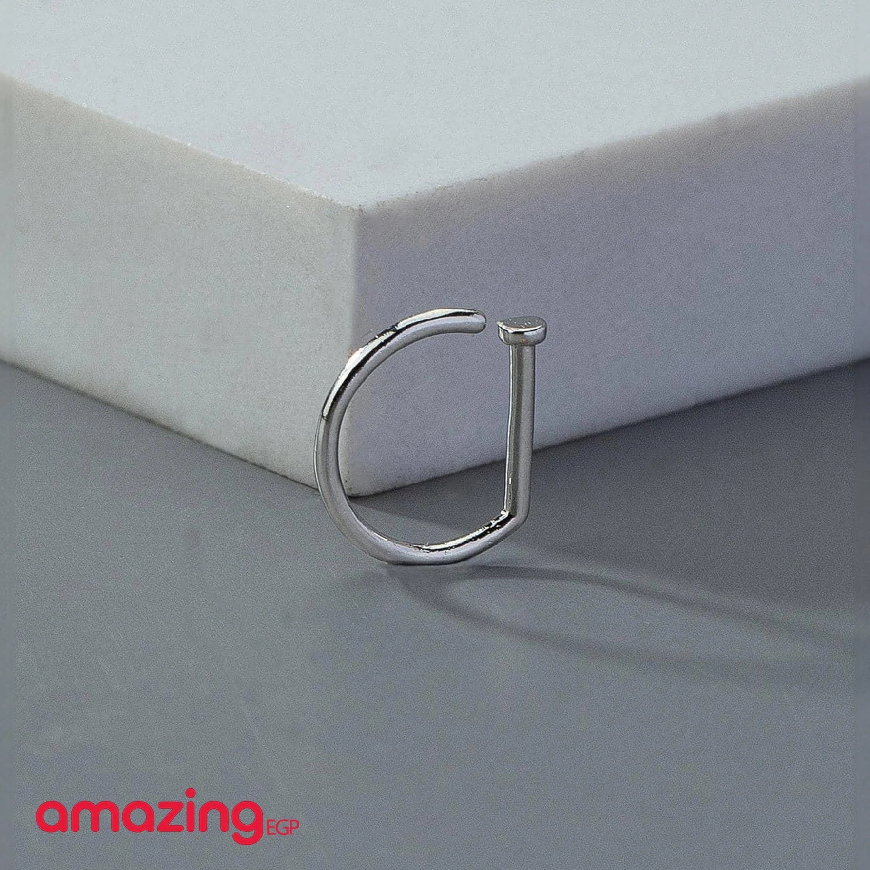 بيرسنج أنف بدون ثقب بدون اخرام من الفولاذ المقاوم للصدأ لا تسبب الحساسية لا حاجة للخرم مكعب زركونيا مزخرف بزهر حلية أنف نحاس كريستال البونك غير مثقوبة للرجال والنساء تثبت بدون ثقب او خرم | Copper Nose Cuff Copper اقراط انف بدون ثقوب بدون خرم بيرسنج بيرسنج