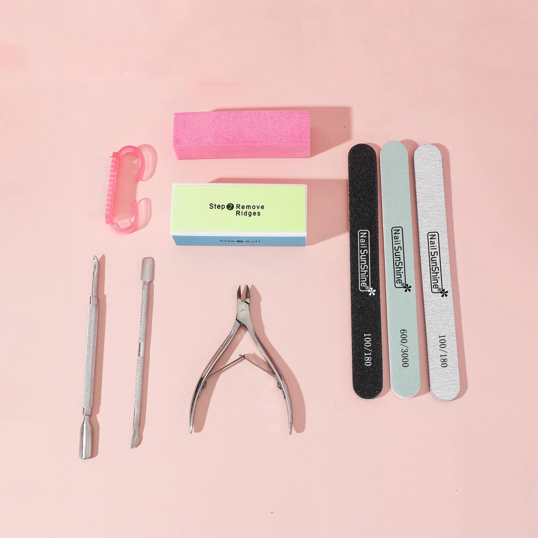 طقم مانيكير وباديكير 9 قطع احترافي كل اللي تحتاجيه للعناية بأظافرك ووشك ويديك بسهولة في البيت منظف جلد ميت يتحرك أدوات مانيكير بسرعة من الفولاذ المقاوم للصدأ | أدوات إزالة الجلد الزائد أدوات العناية بالأظافر أدوات سهلة للعناية بالأظافر والجلد أظافر اضاف