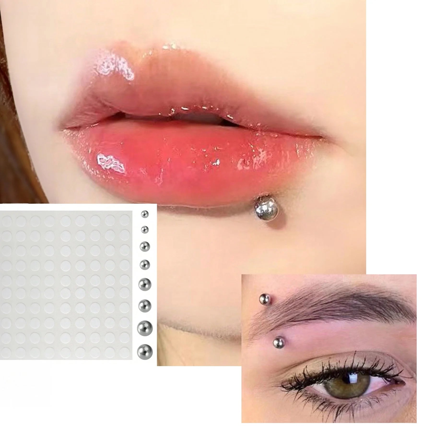 بيرسنج للشفاه والحاجب بدون ثقب بدون اخرام لصق لا تسبب الحساسية لا حاجة للخرم بسيطة غير مثقوبة للرجال والنساء تثبت بدون ثقب اوخرم بنمط البانك للوجه | Copper Nose Cuff Copper اقراط انف الحاجب بدون ثقوب بدون خرم بيرسنج بيرسنج شفاه تثبيت الحواجب حلقة أنف حو