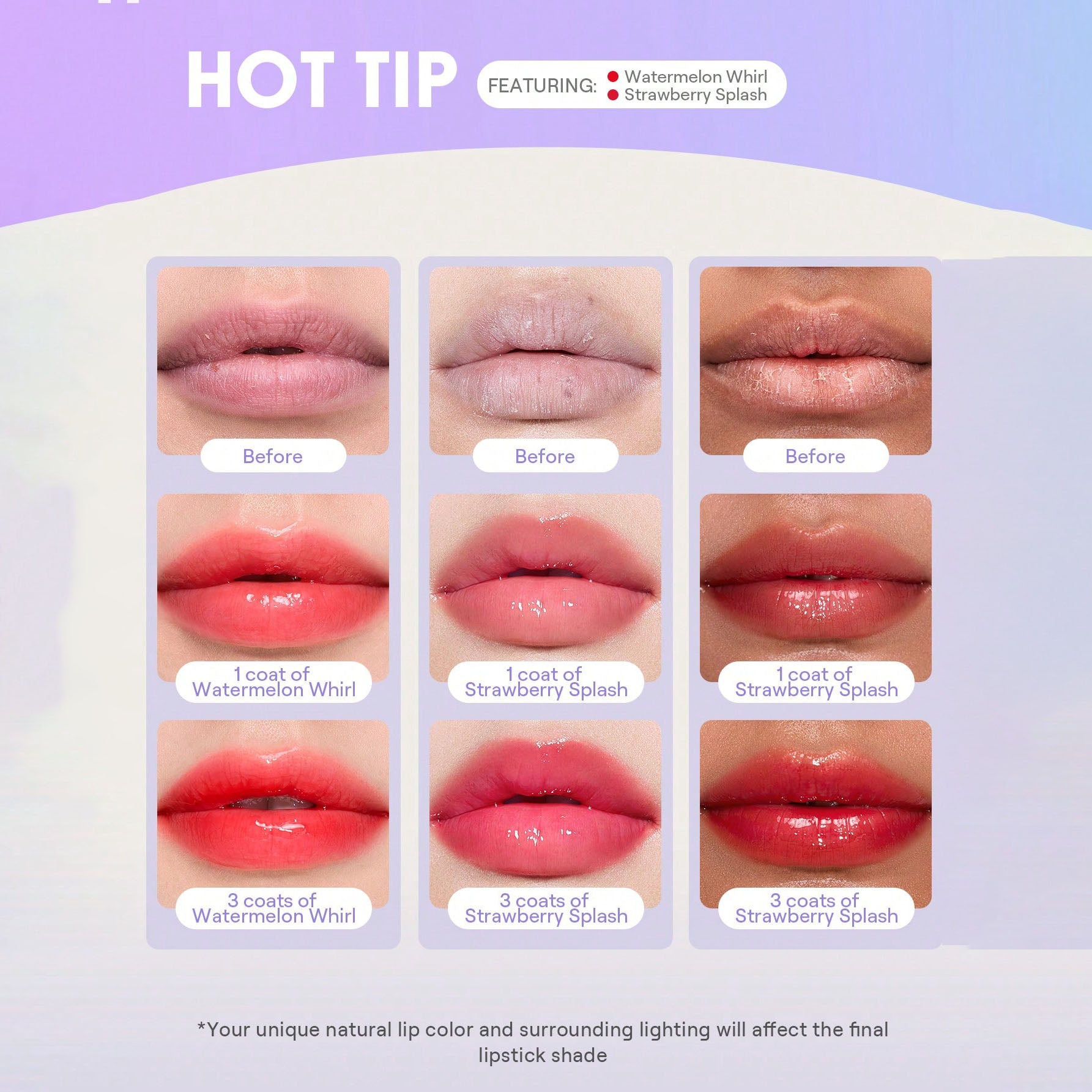 SHEGLAM ملمع شفاه لامع مثالي  بلسم شفاه  Hydra Jelly Pocket – بتركيبة مرطبة ولمسة لامعة | Guava Glow