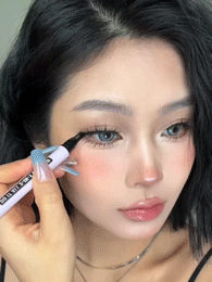 SHEGLAM ايلاينر 2 في 1 قلم تحديد العيون  محدد عيون مزدوج تدوم طويلًا مقاومة للماء ماكياج عطلات - Do It All