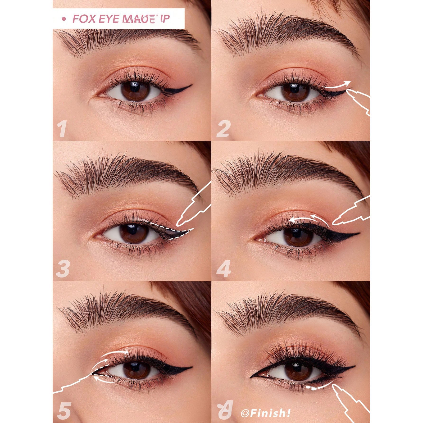 SHEGLAM ايلاينر 2 في 1 قلم تحديد العيون  محدد عيون مزدوج تدوم طويلًا مقاومة للماء ماكياج عطلات - Do It All