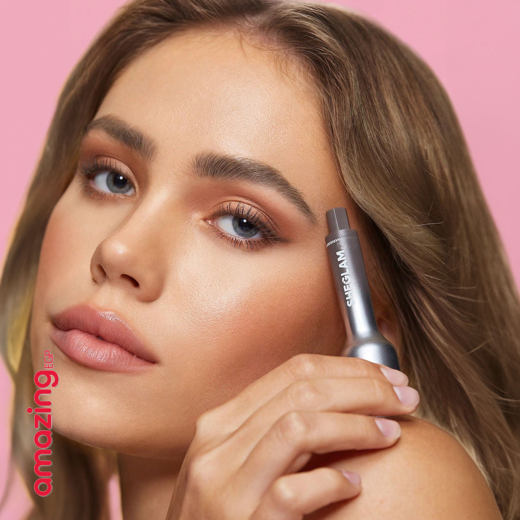 SHEGLAM فرشاة وجيل تحديد الحواجب - لإطلالة طبيعية تدوم طوال اليوم - مقاوم للماء وثابت طويلًا، تركيبة غنية لتحديد الحواجب، مثالي للمكياج - Truffle