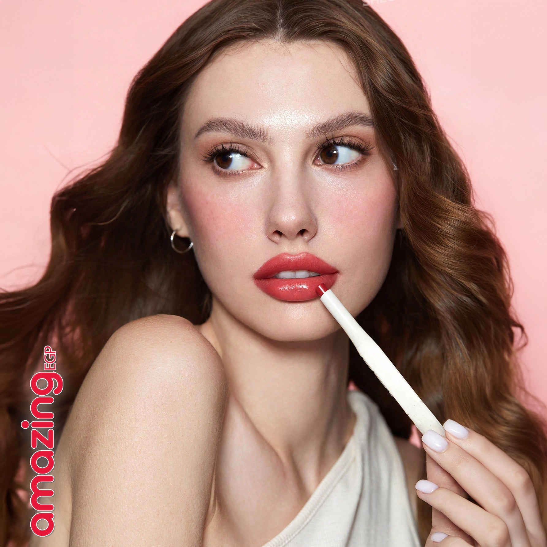 SHEGLAM أحمر الشفاه Glam 102 Sheer Tinted Lipstick & Liner  طقم محدد شفاه وأحمر شفاه أحمر شفاه لامع يدوم طويلاً  احمر شفاه شيجلام ، غني بفيتامين E، مقاوم للماء والتلطخ  - Cherry Glaze