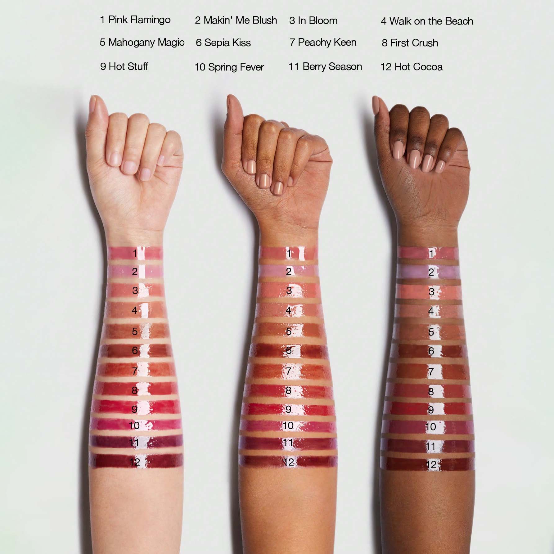 SHEGLAM ملمع شفاه لامع مثالي وممتلئ بلون بنفسجي لامع ومرطب وممتلئ ومصل شفاه مغذي وممتلئ غير لاصق وأحمر شفاه بزيت جوز الهند ومستحضرات تجميل الشفاه ومغذي يدوم طويلا ولامع للعناية بالشفاه ملون للعناية بالشفاه |  First Crush