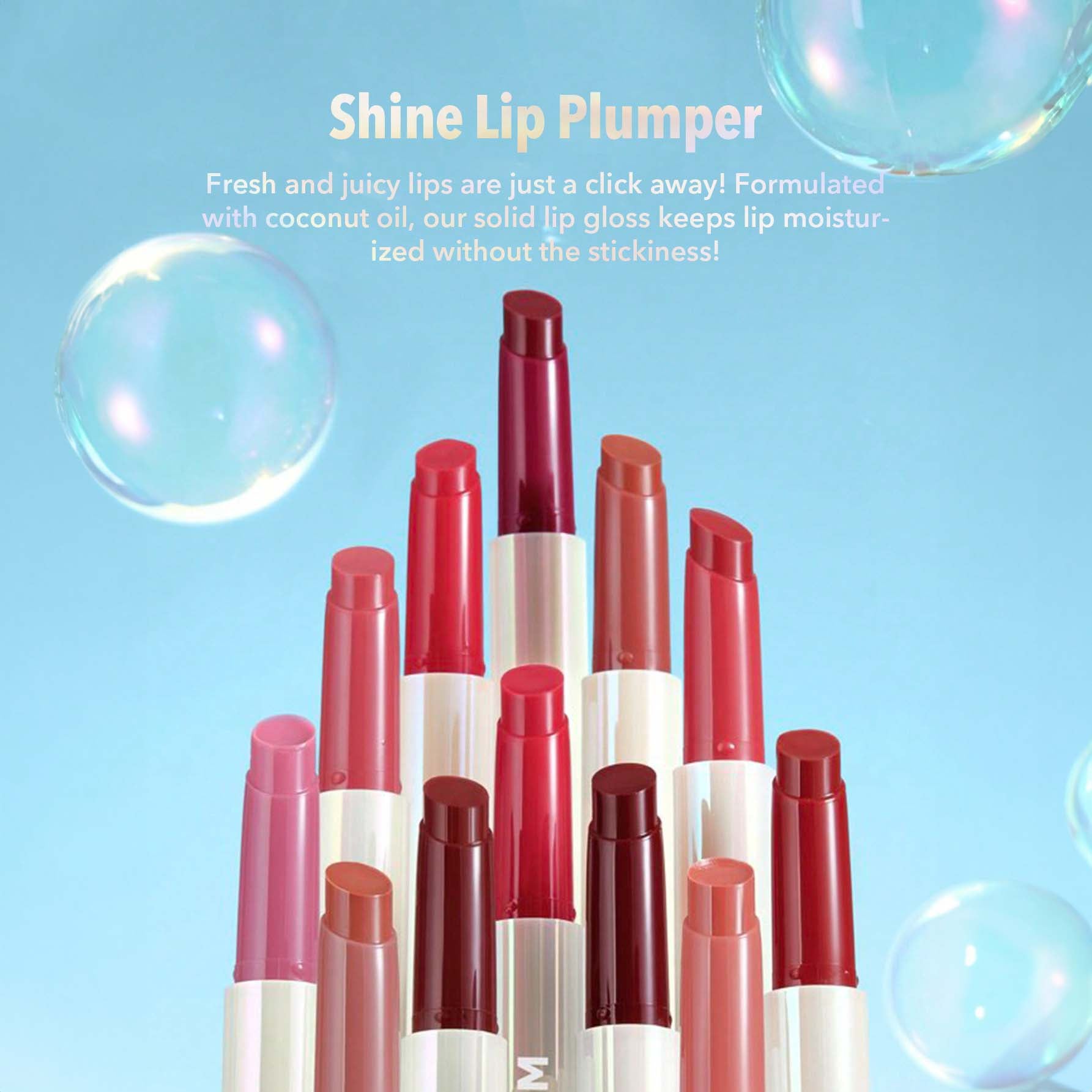 SHEGLAM ملمع شفاه لامع مثالي وممتلئ بلون بنفسجي لامع ومرطب وممتلئ ومصل شفاه مغذي وممتلئ غير لاصق وأحمر شفاه بزيت جوز الهند ومستحضرات تجميل الشفاه ومغذي يدوم طويلا ولامع للعناية بالشفاه ملون للعناية بالشفاه |  Sepia Kiss