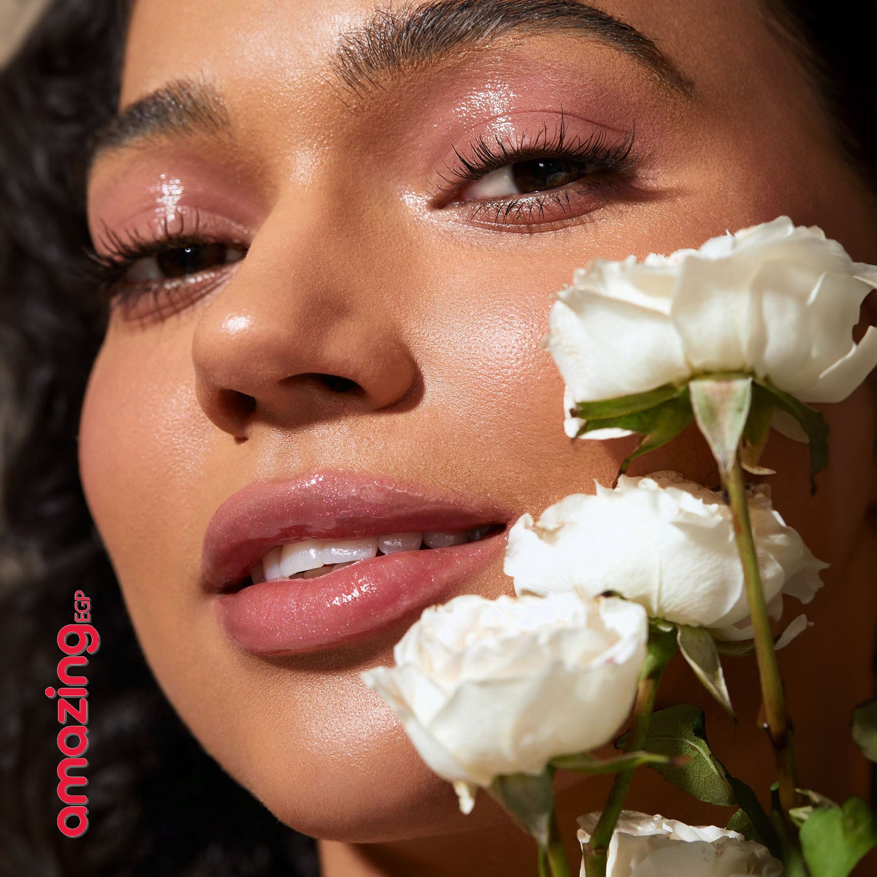 SHEGLAM ملمع شفاه  Power Bouquet لامع مثالي وممتلئ بلون بنفسجي لامع ومرطب وممتلئ ومصل شفاه مغذي وممتلئ غير لاصق وأحمر شفاه بزيت جوز الهند ومستحضرات تجميل الشفاه ومغذي يدوم طويلا |  Power Petals