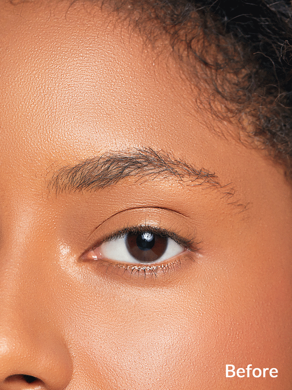 SHEGLAM قلم حواجب سائل مقاوم للماء مع طرف شوكة صغيرة، قلم رسم دقيق مقاوم للتلطخ ويدوم طويلا - بني غامق