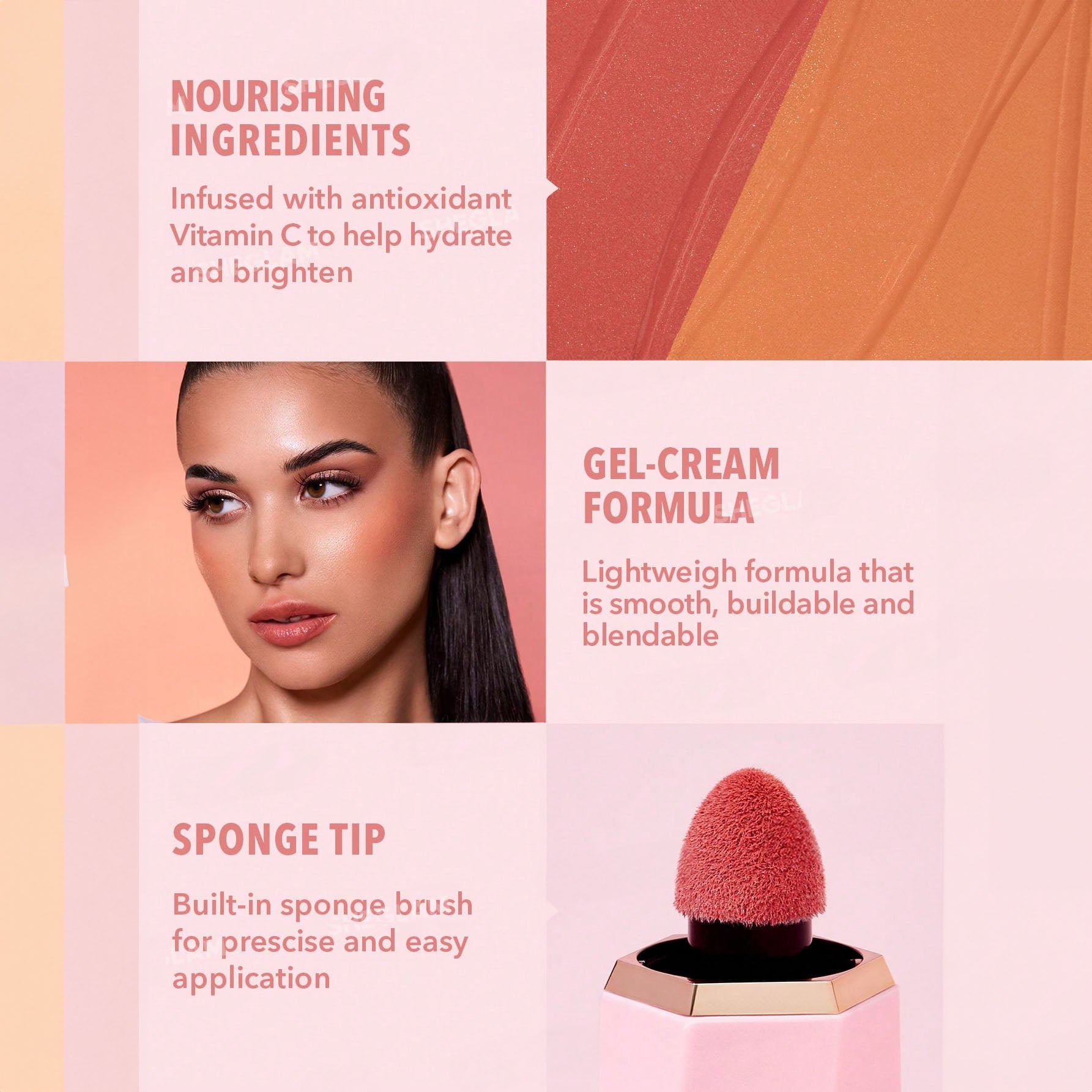 SHEGLAM بلشر سائل للخدين أحمر خدود سائل بلون البرتقالي ، خفيف الوزن، يدوم طويلا، مقاوم للتلطخ، مظهر طبيعي، أحمر الخدود السائل كولور بلوم، لمسة نهائية ندية أحمر خدود سائل - Devoted