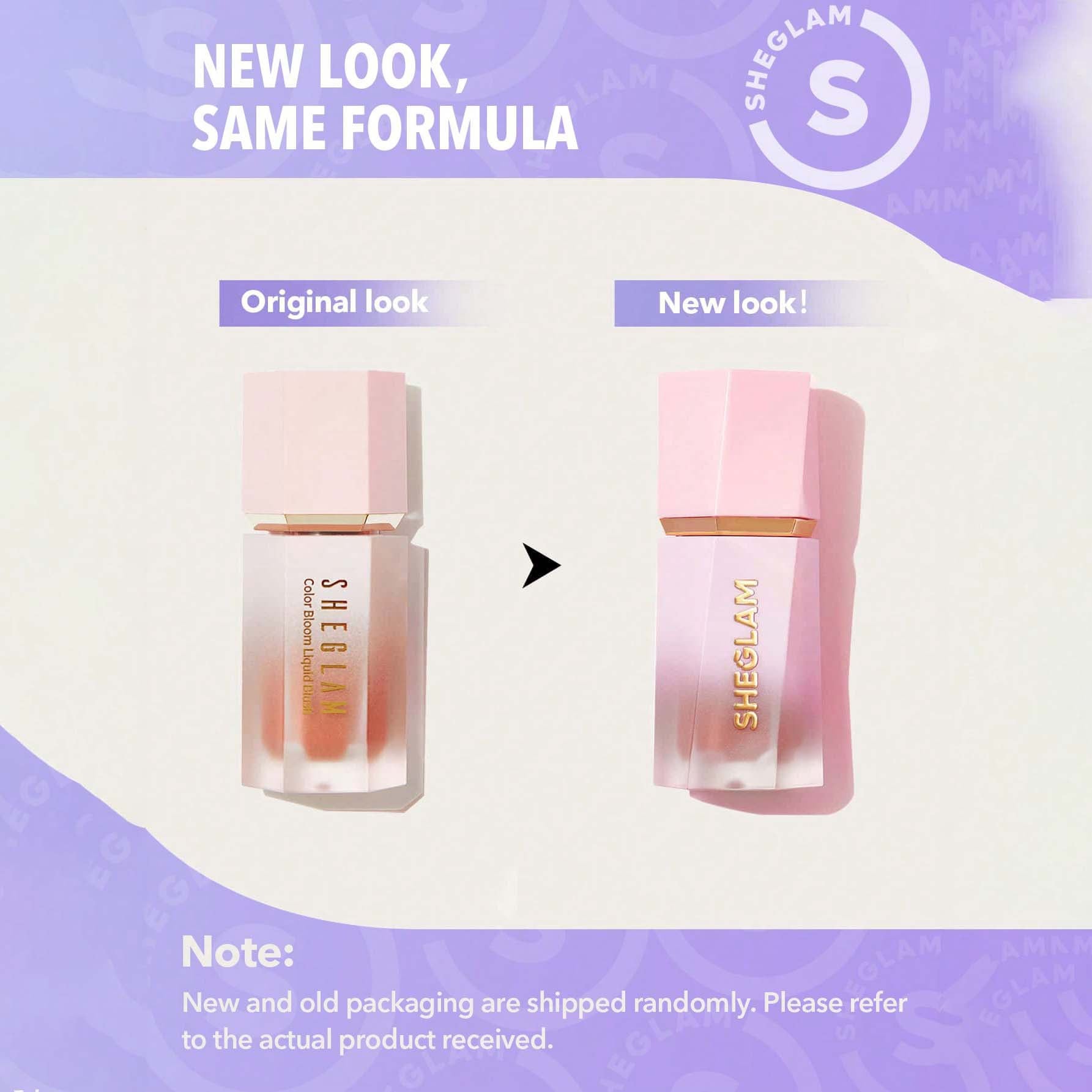 SHEGLAM بلشر سائل للخدين أحمر خدود سائل بلون البرتقالي ، خفيف الوزن، يدوم طويلا، مقاوم للتلطخ، مظهر طبيعي، أحمر الخدود السائل كولور بلوم، لمسة نهائية ندية أحمر خدود سائل - Devoted