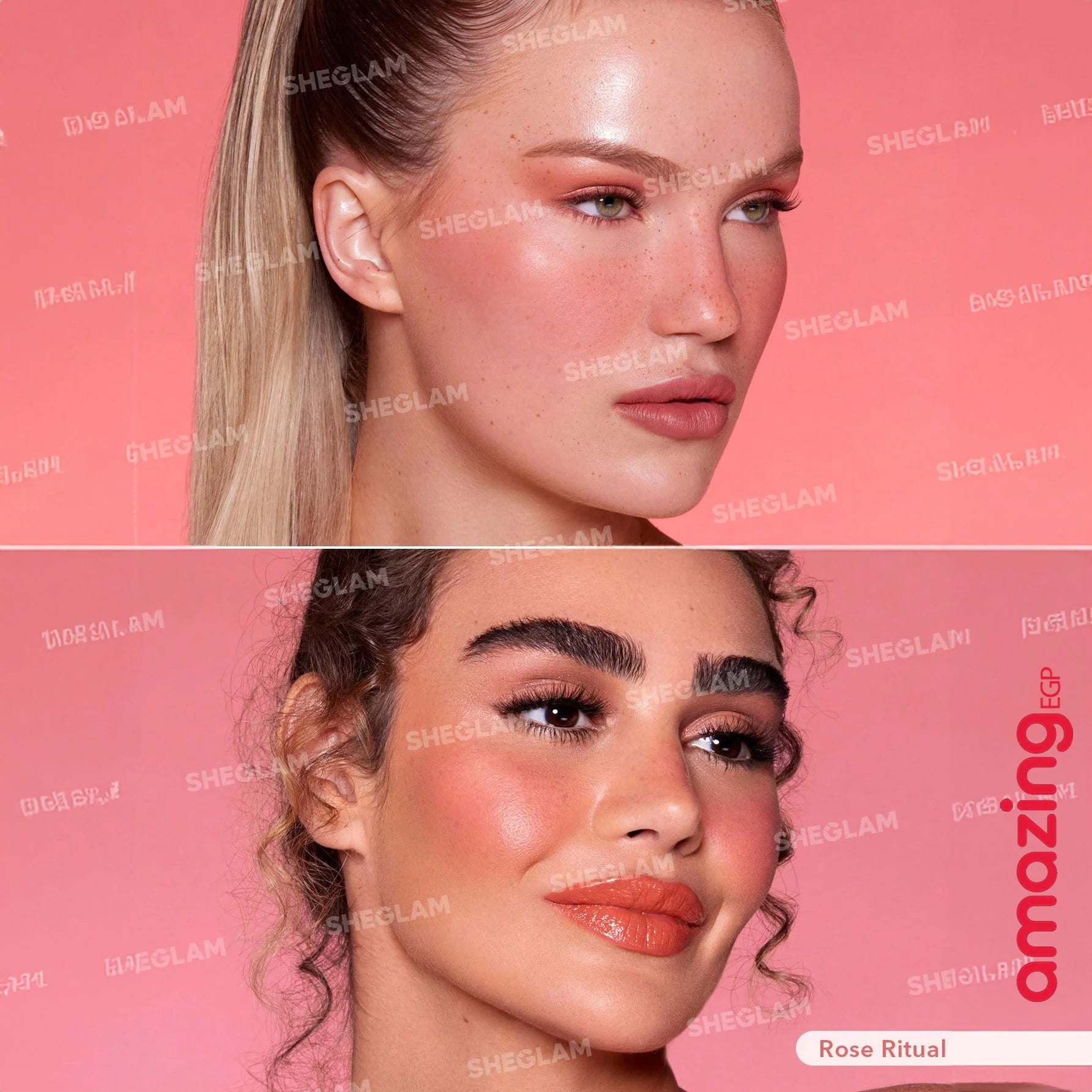 SHEGLAM بلشر سائل للخدين خفيف الوزن يدوم طويلا مقاوم للتلطخ مظهر طبيعي لمسة نهائية ندية أحمر خدود سائل Color Bloom - Rose Ritual | SHEGLAM shein احمر الخدود احمر خدود احمر شفاة ايشادو بلاشر بلشر حاجب حواجب شفاه شفايف شى ان شى كلام ظل عيون فرشاة مستحضرات ا