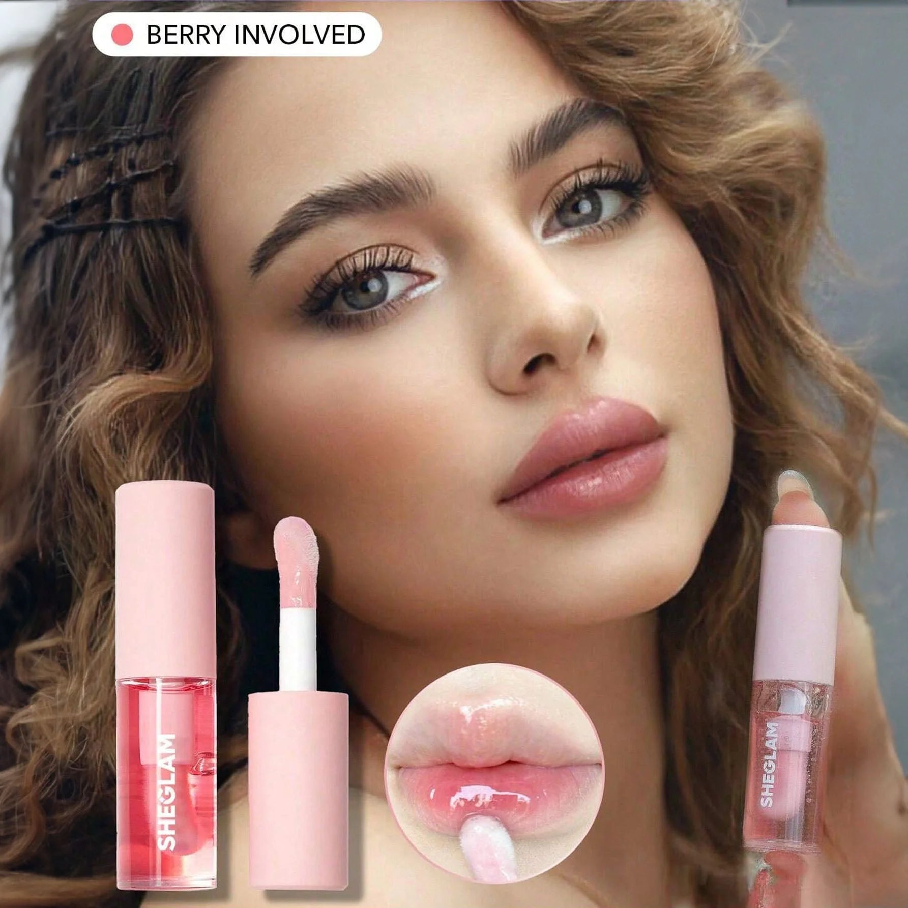 SHEGLAM  زيت ترطيب الشفاه ملمع شفاه مرطب ومغذي يدوم طويلا ولامع للعناية بالشفاه ملون للعناية بالشفاه زيت شفاه ملون للعناية بالشفاه والشفاه الجافة  BERRY INVOLVED | SHEGLAM shein احمر الخدود احمر شفاة الشفايف ايشادو جفاف الشفاه حاجب حواجب شفاه شفايف شى ان