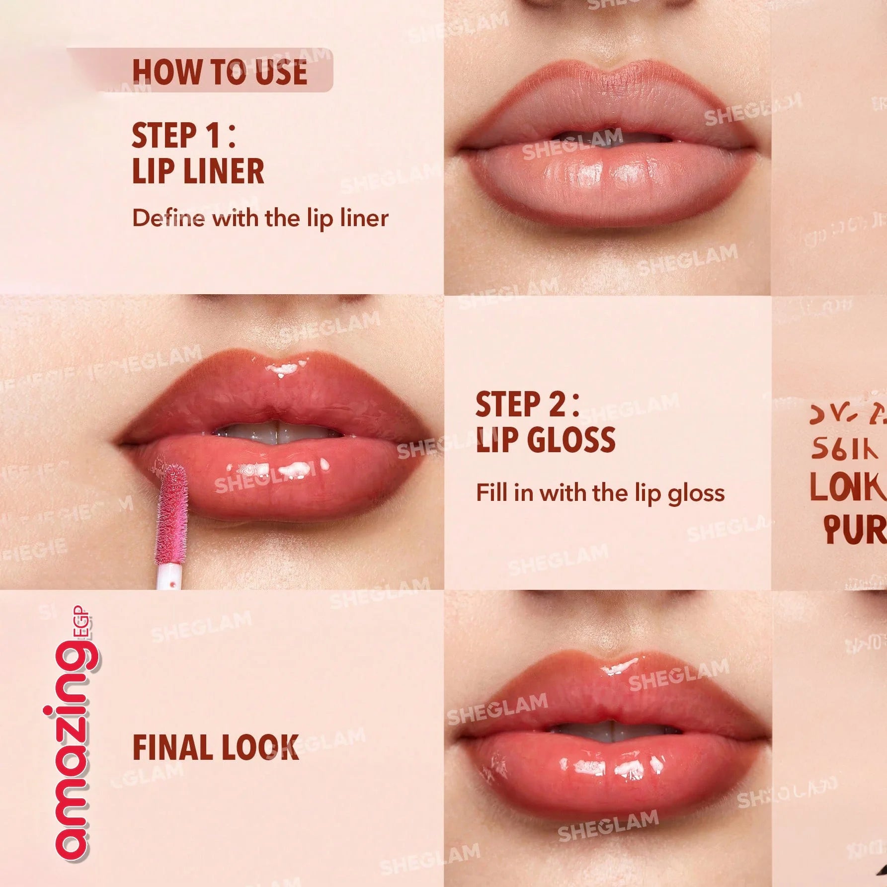 SHEGLAM  قلم تحديد الشفاه Lip Rules  Gloss -Play Fair  قلم أحمر الشفاه والآيلاينر  - يدوم طويلا ومقاوم للماء - محدد الشفاه Judgey Much | SHEGLAM shein احمر الخدود احمر شفاة ايشادو حاجب حواجب شفاه شفايف شى ان شى كلام ظل عيون فرشاة مستحضرات التجميل مكياج مي
