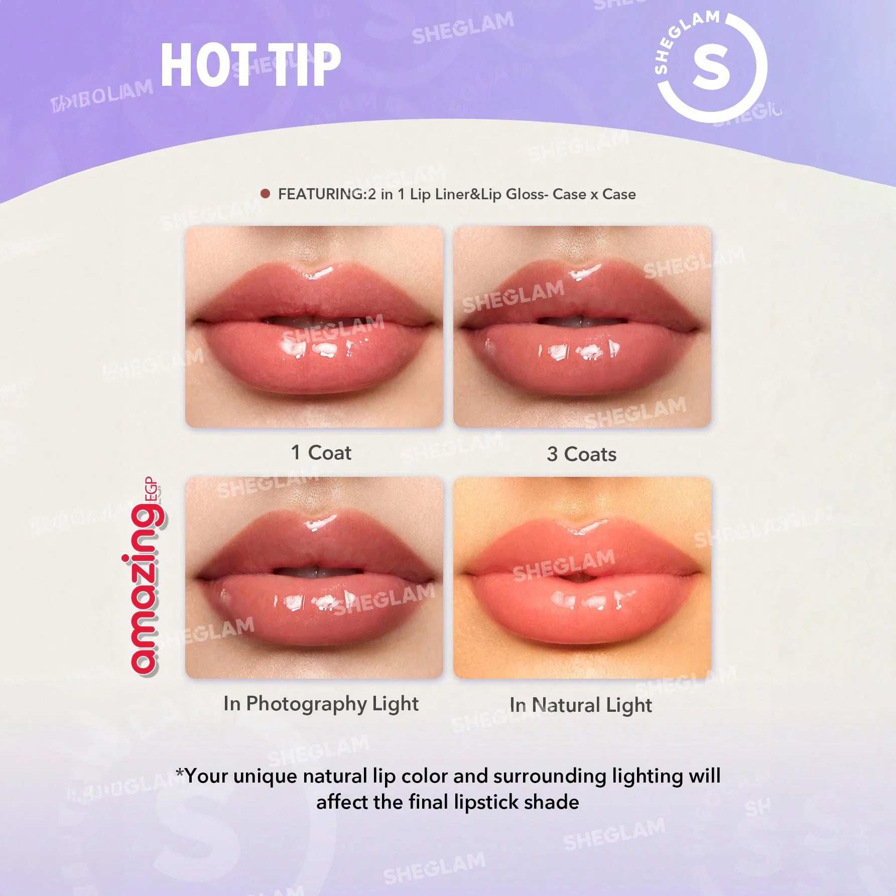 SHEGLAM  قلم تحديد الشفاه Lip Rules  Gloss -Play Fair  قلم أحمر الشفاه والآيلاينر  - يدوم طويلا ومقاوم للماء - محدد الشفاه Judgey Much | SHEGLAM shein احمر الخدود احمر شفاة ايشادو حاجب حواجب شفاه شفايف شى ان شى كلام ظل عيون فرشاة مستحضرات التجميل مكياج مي