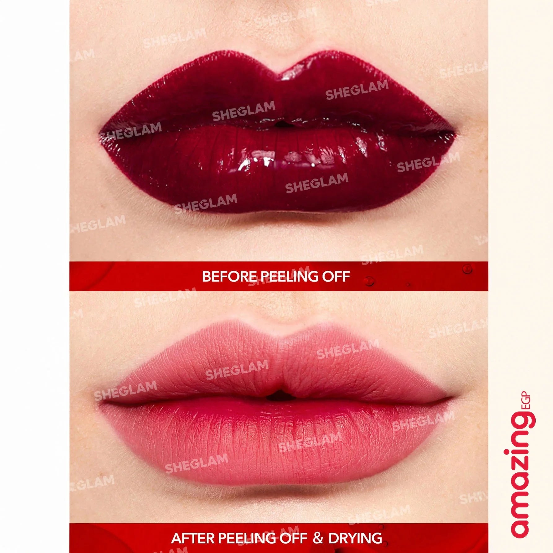 SHEGLAM  صبغة الشفاه بيل توك يدوم طويلا روج صبغة شفاه غير لامعة قابلة للتقشير  ملمع شفاه وشم غير لامع يدوم طويلا صبغة شفاه ملونة غير لاصقة تركيبة مقاومة للماء  Tongue Twister | SHEGLAM shein احمر الخدود احمر شفاة ايشادو حاجب حواجب شفاه شفايف شى ان شى كلام