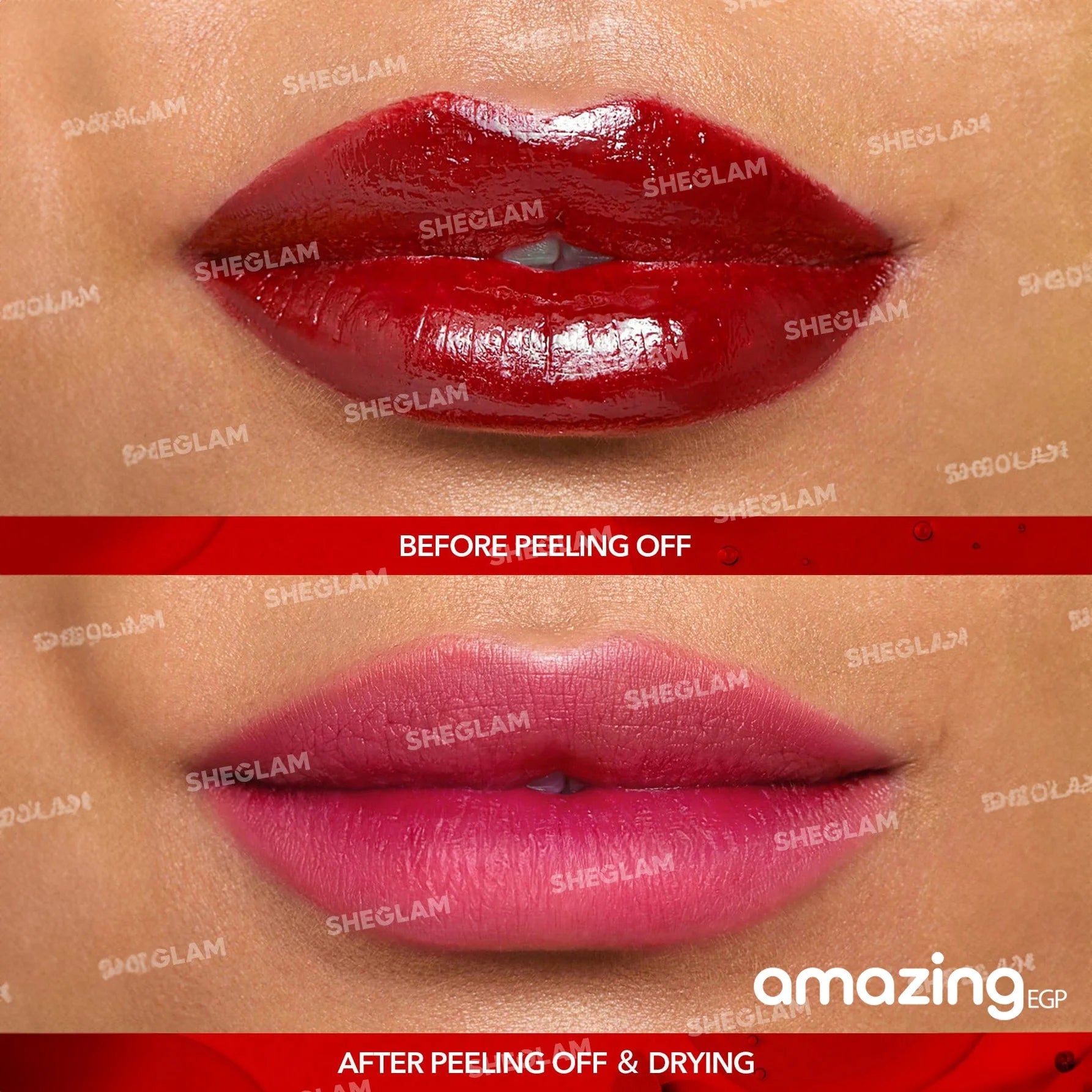 SHEGLAM صبغة الشفاه بيل توك يدوم طويلا روج صبغة شفاه غير لامعة قابلة للتقشير ملمع شفاه وشم غير لامع يدوم طويلا صبغة شفاه ملونة غير لاصقة تركيبة مقاومة للماء Pout-Sweet Dreamz | SHEGLAM shein احمر الخدود احمر شفاة ايشادو حاجب حواجب شفاه شفايف شى ان شى ك