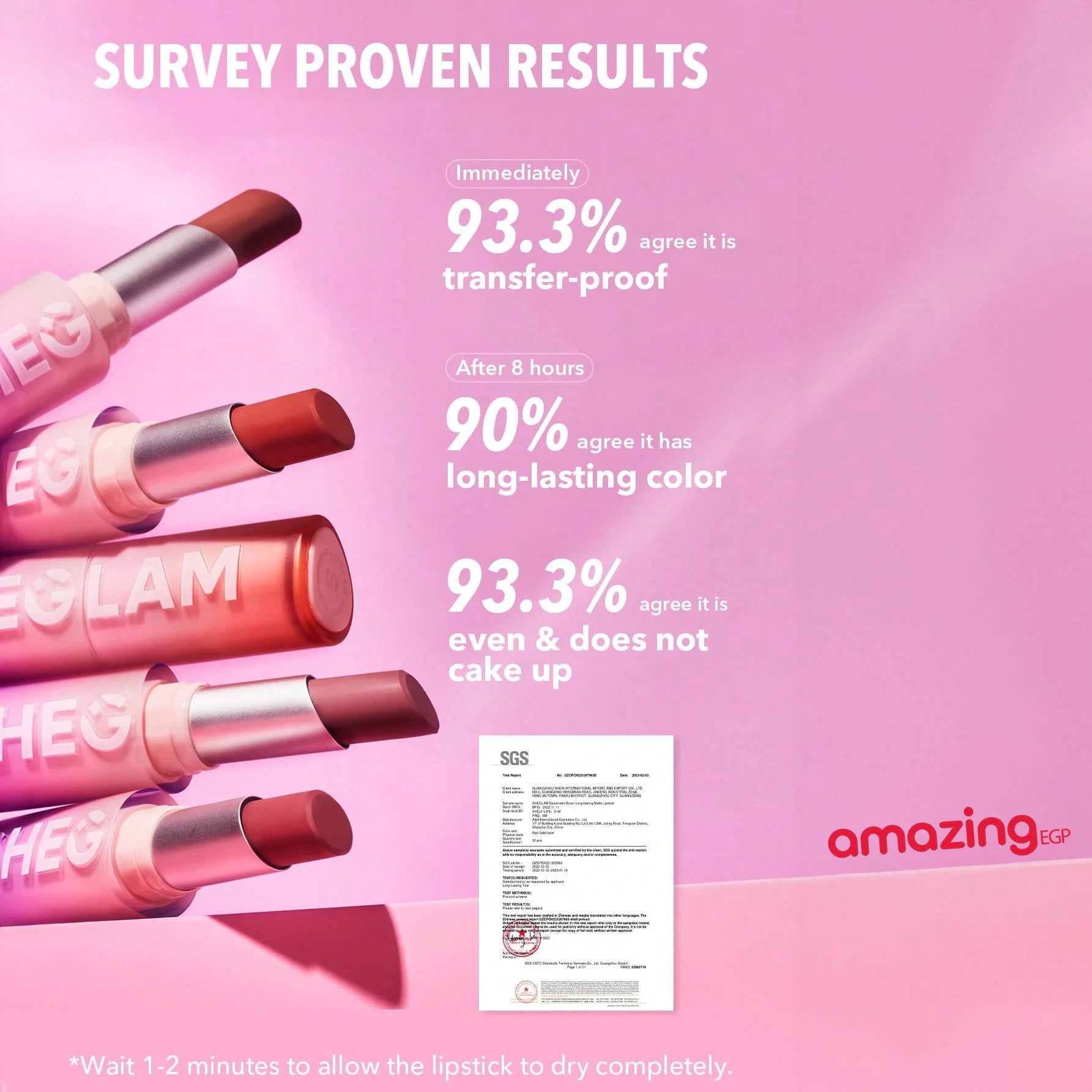 SHEGLAM أحمر شفاه مطفي يدوم طويلا غني بفيتامين E مقاوم للماء والتلطخ لون ثابت ومثالي للإطلالات اليومية والحفلات - Encore Energy | SHEGLAM shein أحمر شفا أحمر شفاه مطفي شيجلام احمر الخدود احمر شفاة ايشادو حاجب حواجب شفاه شفايف شى ان شى كلام ظل عيون فرشاة م