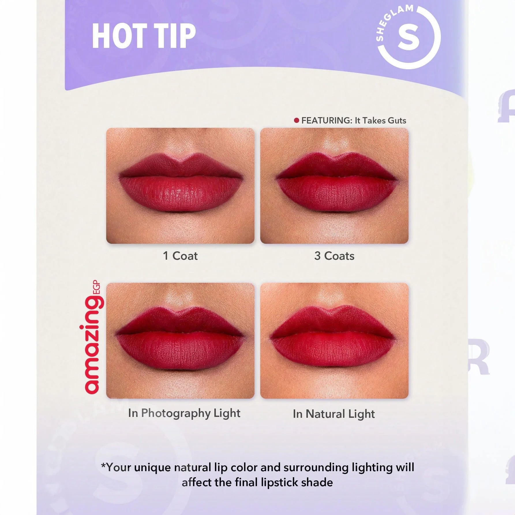 SHEGLAM أحمر شفاه مطفي يدوم طويلا غني بفيتامين E مقاوم للماء والتلطخ لون ثابت ومثالي للإطلالات اليومية والحفلات - Encore Energy | SHEGLAM shein أحمر شفا أحمر شفاه مطفي شيجلام احمر الخدود احمر شفاة ايشادو حاجب حواجب شفاه شفايف شى ان شى كلام ظل عيون فرشاة م