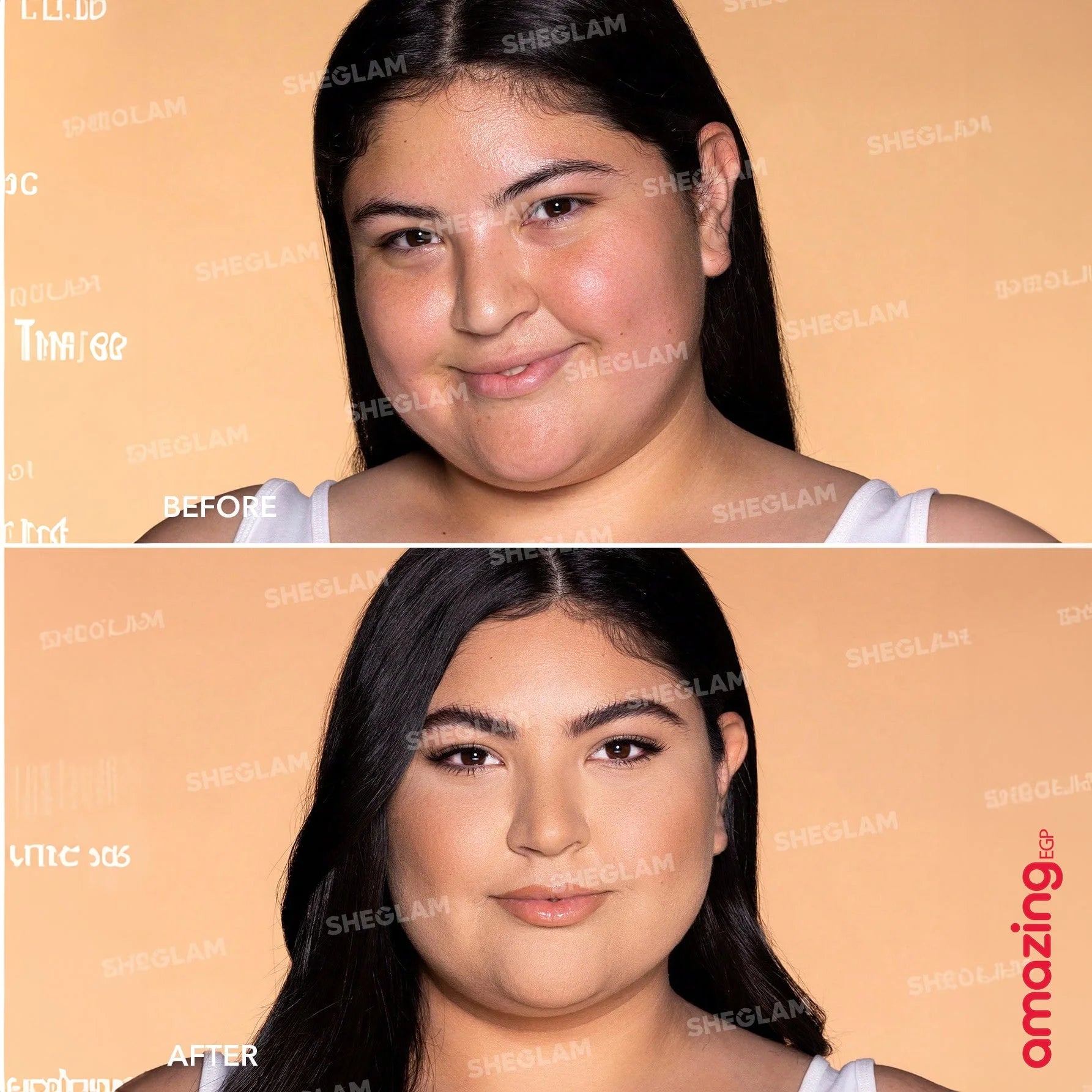 SHEGLAM كريم اساس كونسيلر قوي يدوم طويلا كونسيلر خفيف الوزنمصحح كونسيلر ناعم غير لامع مقاوم للماء يدوم طويلا لتغطية البقع الداكنة والهالات تحت العين - لون بشرة nude | SHEGLAM shein ايشادو جليتر حاجب حواجب شى ان شى كلام شي ان شي جلام ظل عيون فرشاة كونتور