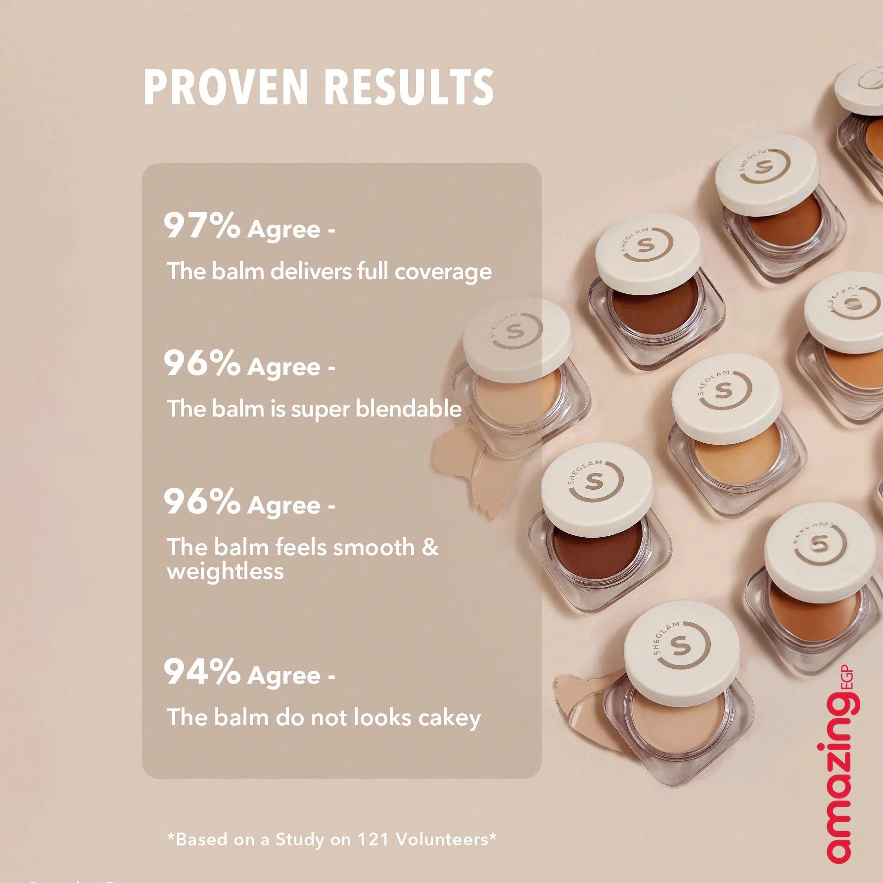 SHEGLAM كريم اساس كونسيلر قوي يدوم طويلا كونسيلر خفيف الوزنمصحح كونسيلر ناعم غير لامع مقاوم للماء يدوم طويلا لتغطية البقع الداكنة والهالات تحت العين - لون الصدف shell | SHEGLAM shein ايشادو جليتر حاجب حواجب شى ان شى كلام شي ان شي جلام ظل عيون فرشاة كونتو