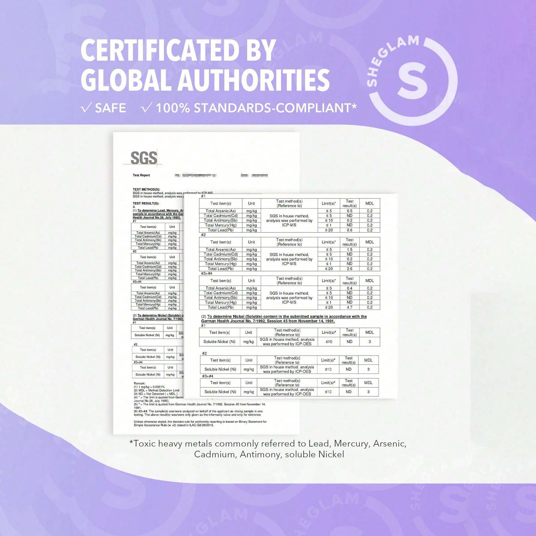 SHEGLAM ظلال عيون رباعية قابلة للمزج مع لمسات نهائية معدنية ولامعة، تركيبة كريمية مخملية مصطبغة، باليت ظلال عيون رباعية الاتجاهات -   Higher Self