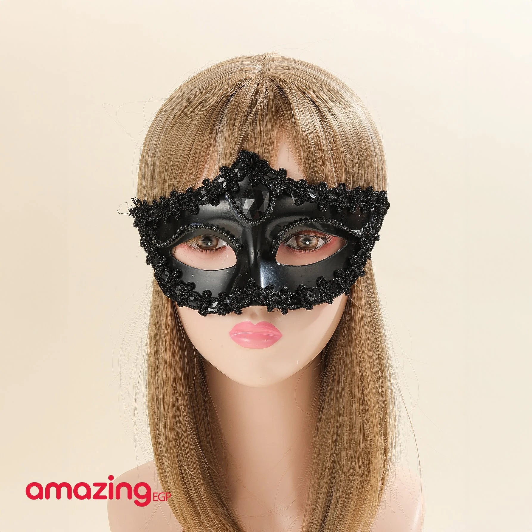 قناع تنكري للجنسين مناسب للحفالات اكسسوار وزي تنكري للحفلات وعيد الفصح والكريسماس - اسود | ارنب ازياء تنكر حفالات حفلات حفلات_عيد_الميلاد زي تنكري زينة ملابس_تنكرية | amazingEGP