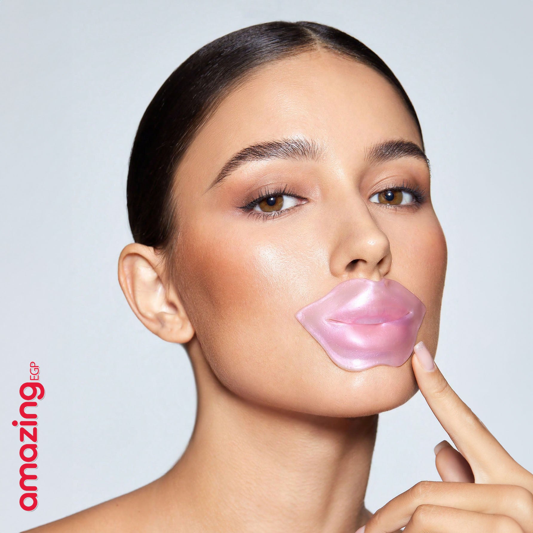 قناع شفاه مرطب بالفراولة - 5 قطع من SlowSunday لترطيب وتغذية الشفاه الجافة