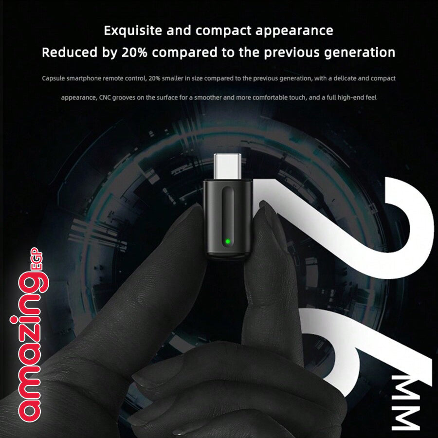 بديل الريموت جهاز التحكم العالمي للأجهزة ومكيفات الهواء بالأشعة تحت الحمراء، ذكي ومحمول، يعمل مع هواتف أندرويد بمنفذ Type-C، ويدعم التحكم الصوتي بسهولة وفعالية