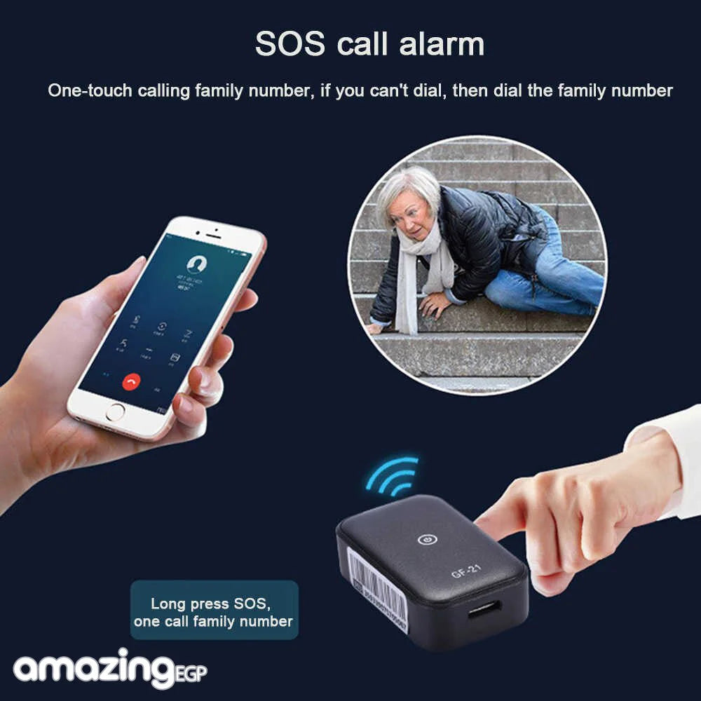 جهاز تعقب مغناطيسي صغير الحجم GF-22 من Amazing Mini تتبع GPS طويل الانتظار تحديد مواقع وتسجيل صوت للمركباتالسياراتالأشخاص إصدار GF-22 | GPS تتبع تجسس تسجيل صوت جهاز تتبع جهاز تجسس جهاز_تتبع حماية الاطفال ضد السرقة مراقبة الاطفال | amazingEGP
