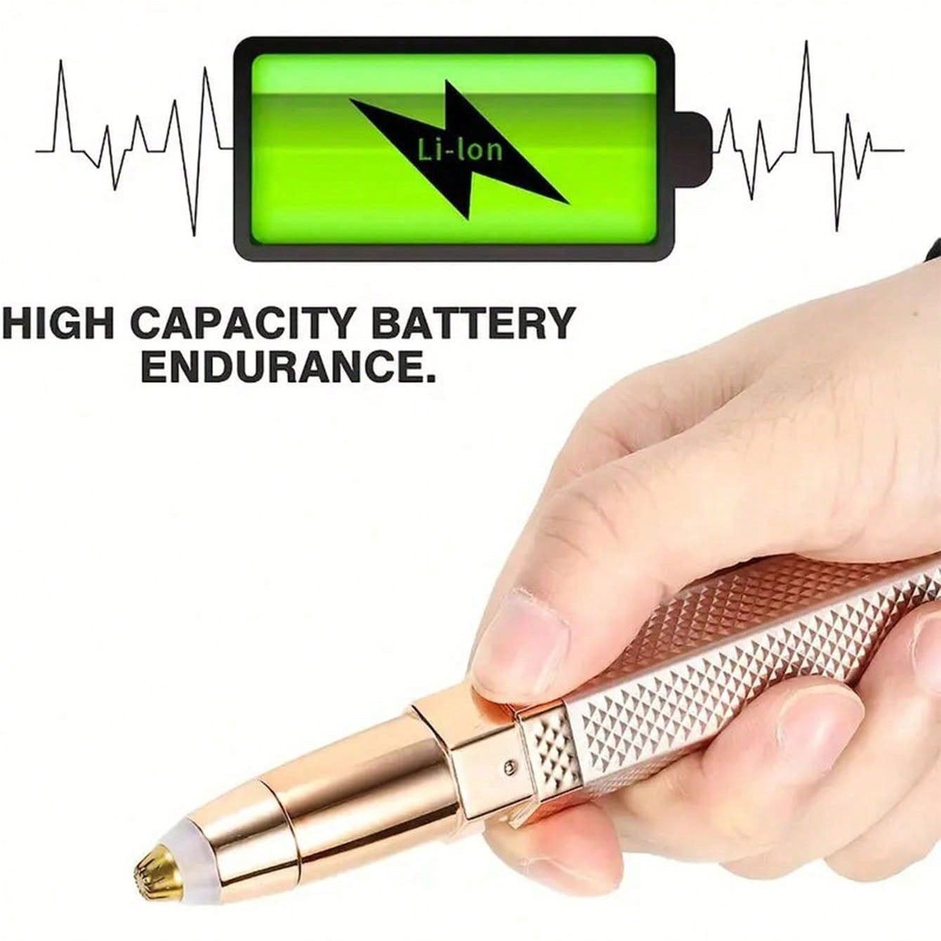 ماكينة حلاقة 4 في 1 لازالة شعر الوجه للنساء، ماكينة حلاقة للحواجب بدون الم قابلة لاعادة الشحن للوجه والخوخ والحواجب والشفاه والجسم والذقن والذراعين مع ضوء LED مدمج قابل لاعادة الشحن بمنفذ USB