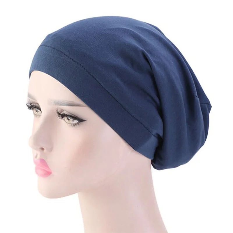 قبعة نوم حريرية للشعر المجعد من سيلك بونيه قبعة شعر حريرية للنوم للشعر المجعد مزود بطبقة من الساتان الحريري للنوم اثناء النوم والغسيل والمكياج والرياضة - كحلى | الشعر الشعر_المجعد العناية بالشعر العناية_بالشعر بونية بونية نوم بونيه قبعة نوم | amazingEGP