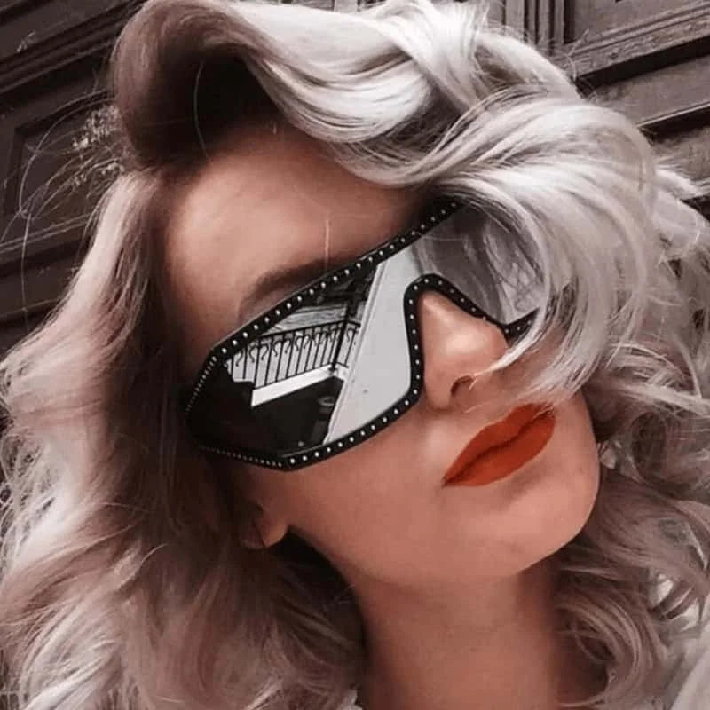 نظارات نساء للسيدات نظارة شمسية نسائية عتيقة ذات أعلى مسطح حفلات المهرجانات نظارات جميلة وأنيقة على مناسبة لفستان الشاطئ والحفلات ذات الطابع الخاص معدني لامع بأحجار راينستون يوتوبيا - عدسات عاكسة | النظارات حفالات حفالات موسيقية حفلات حفلات_عيد_الميلاد ر