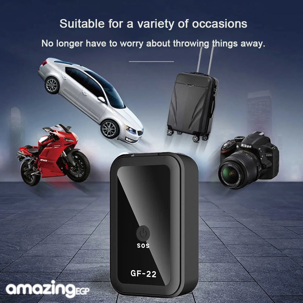 جهاز تعقب مغناطيسي صغير الحجم GF-22 من Amazing Mini تتبع GPS طويل الانتظار تحديد مواقع وتسجيل صوت للمركباتالسياراتالأشخاص إصدار GF-22 | GPS تتبع تجسس تسجيل صوت جهاز تتبع جهاز تجسس جهاز_تتبع حماية الاطفال ضد السرقة مراقبة الاطفال | amazingEGP