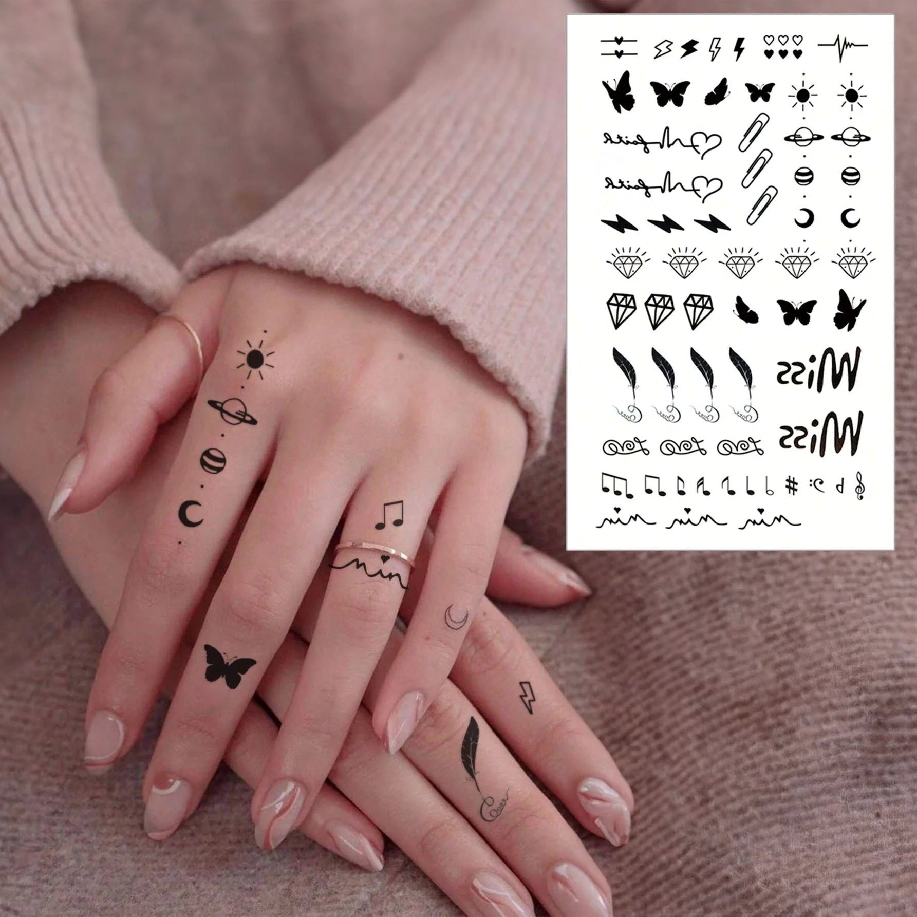 ملصق وشم قلب بتصميمات مميزة ريشة فراشة وملاحظة موسيقية مقاوم للماء يدوم طويلا مناسب لأصابع sb_2853 وخلف الأذن وأجزاء الجسم الصغيرة للحفلات | تاتو مؤقت تاتوة مضيئ تاتوة وردة تاتوه تاتوه وجه تاتوه_كتابة تاتوه_للجسم زهرة ملصق وشم وشم وشم مؤقت وشم مضيئ وشم_ك