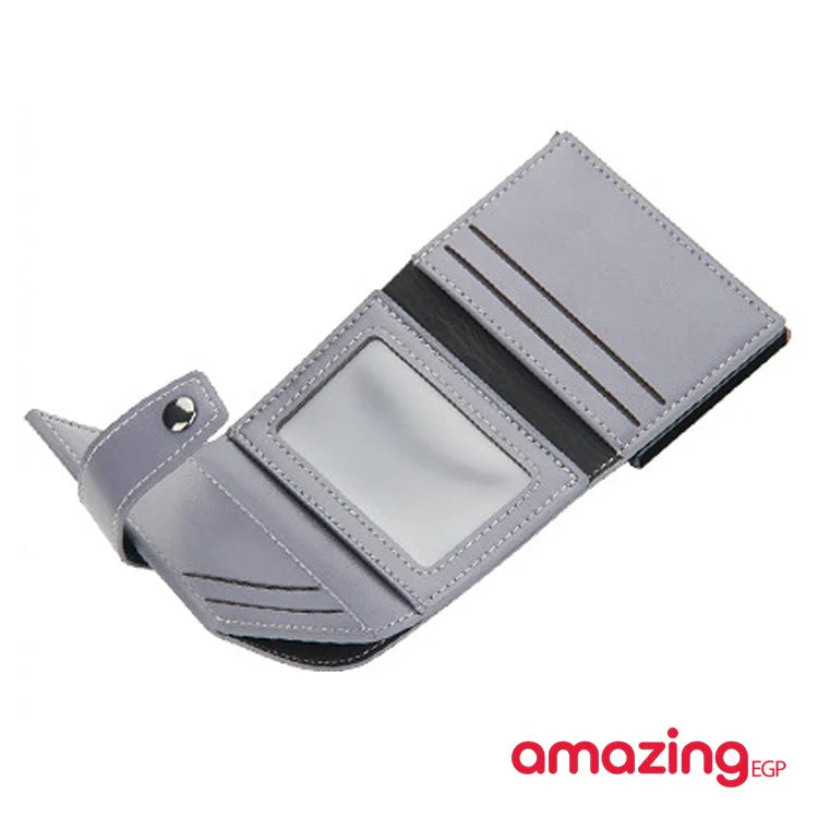 حامل بطاقات مع تقنية RFID - محفظة رجالية عالية الجودة من الجلد الأصلي محفظة ذكية نحيفة ورفيعة محفظة صغيرة هدية لحماية معلومات CC الخاصة بك بتقنية RFID | رمادي| | الرجال جلد طبيعي محافظ محافظ نسائي محفظة محفظة رجالي محفظة كربون | amazingEGP