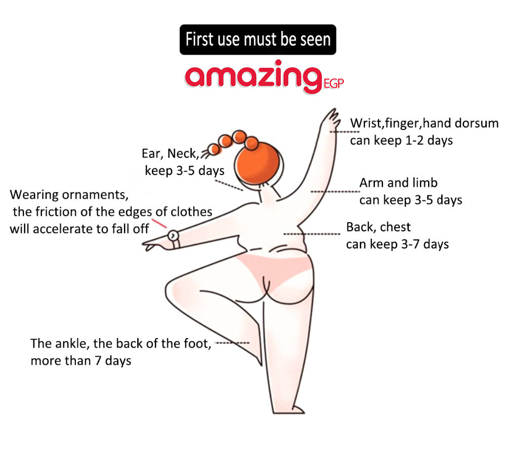 ملصق وشم , 1 قطعة نمط الزهراء وشم يمكن التخلص منه للنساء , ملصقات الوشم بالغ , حقيقي ملصق وشم زهرة , للنساء و بنات لمستلزمات الحفلات للنساء والاطفال (زهرة)