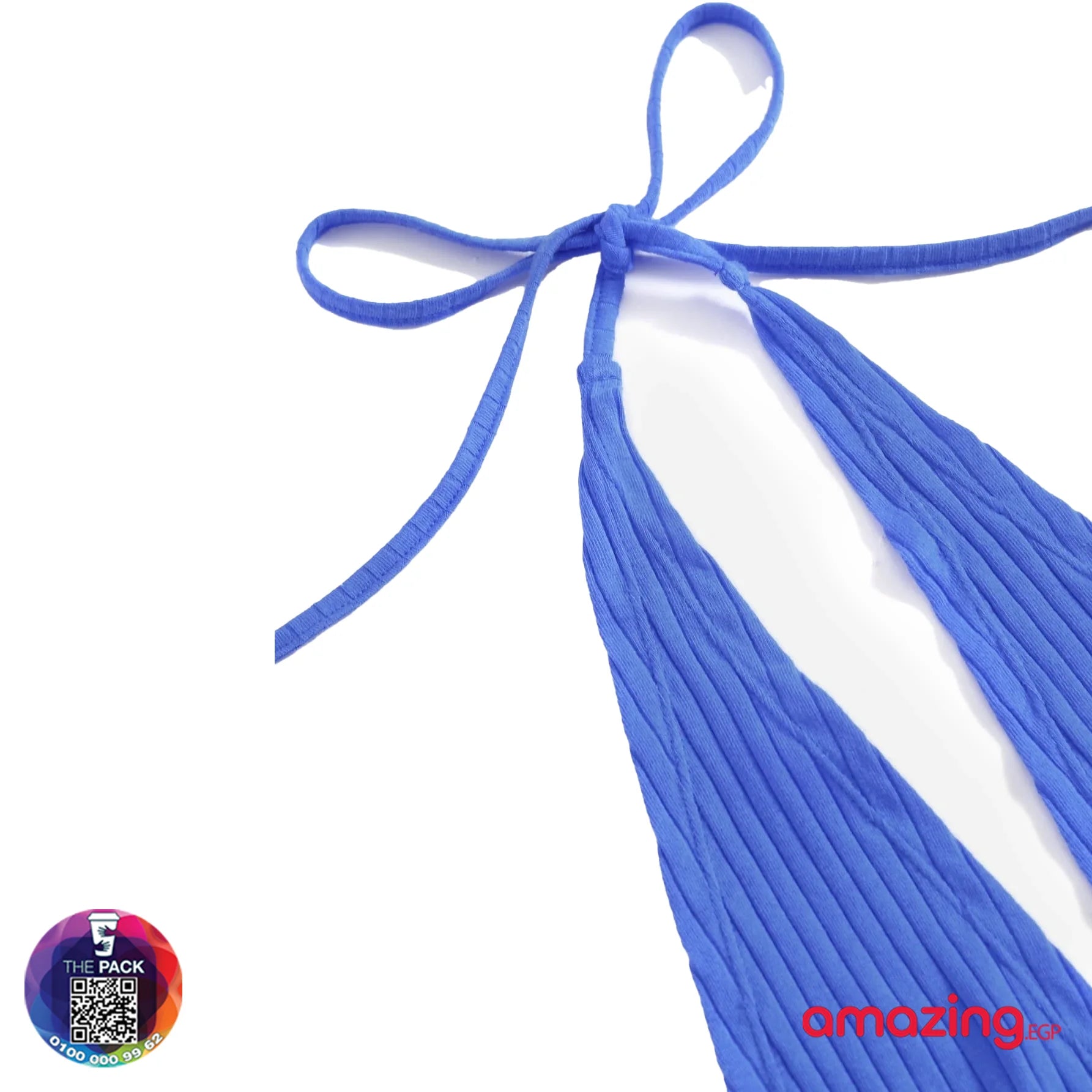 لباس علوي برسن مكشوف الظهر بربطة باربطة متقاطعة بياقة مغرق | النساء توب لباس علوي للبنات مايو | amazingEGP