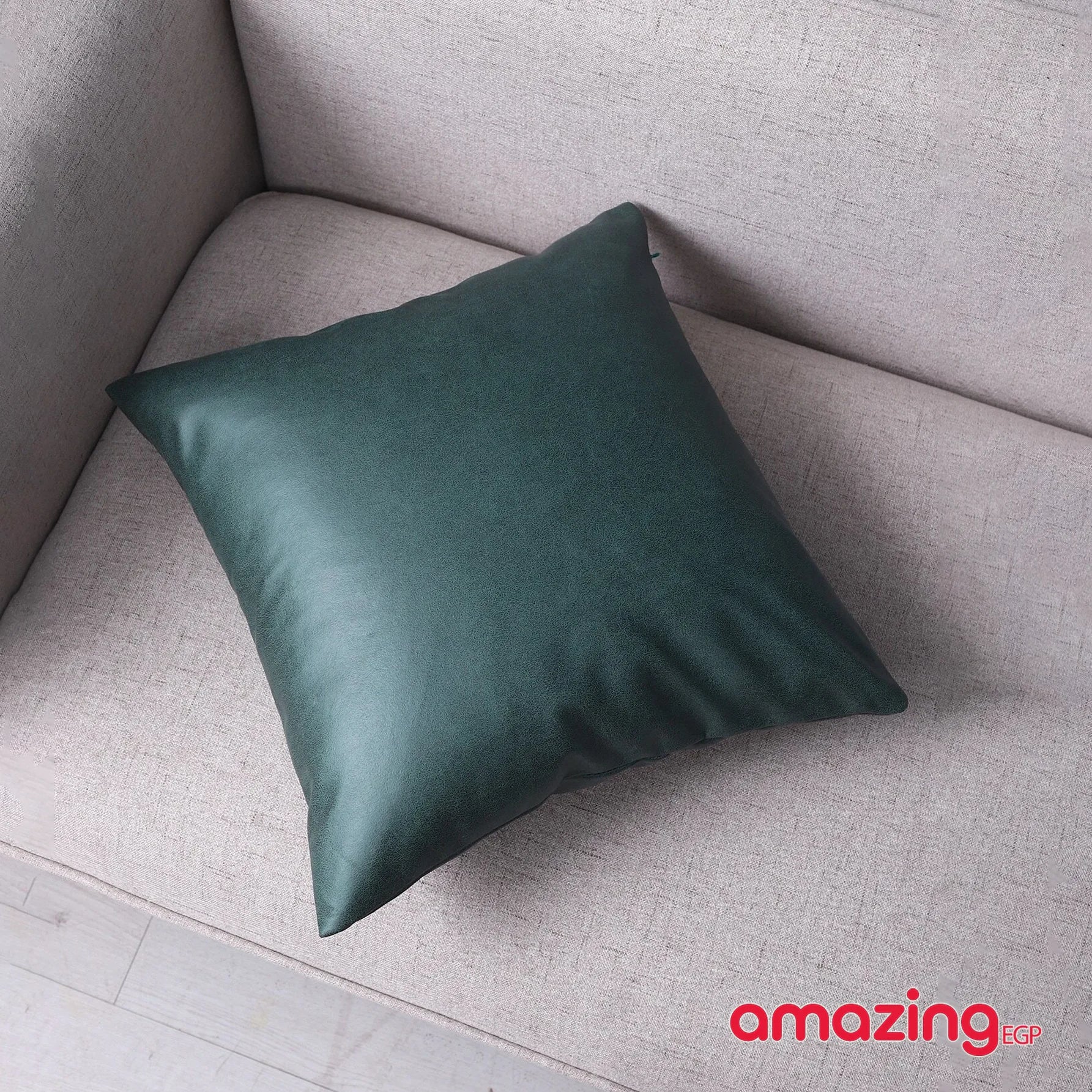 اكياس مخدات غطاء وسادة PU سادة بدون حشو جلد صناعي للأريكة والسرير بدون حشو - أخضر 1 قطعة | المنزل جلد طبيعي جلد_طبيعي ديكور ديكور_مكتب ديكور_منزل مخدات مخدة وسادة | amazingEGP