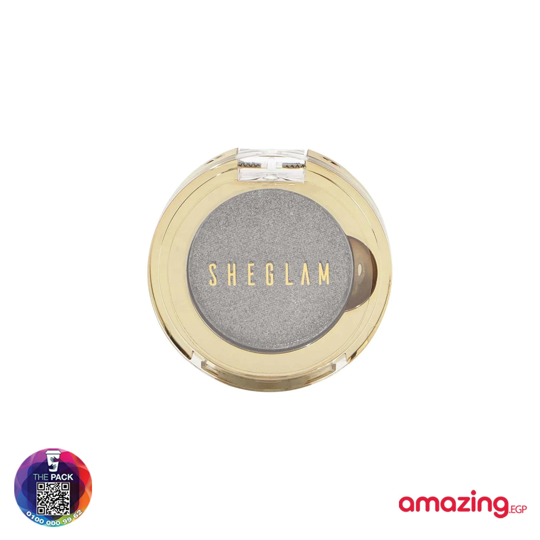 ظلال عيون من SHEGLAM بودرة مضغوط تراكيب محسنة -COLOR MUCHظل عيون أحادي عموم 2 جم - فضي | SHEGLAM shein ايشادو شى ان شى كلام ظل عيون فرشاة مستحضرات التجميل مكياج ميكياج | amazingEGP