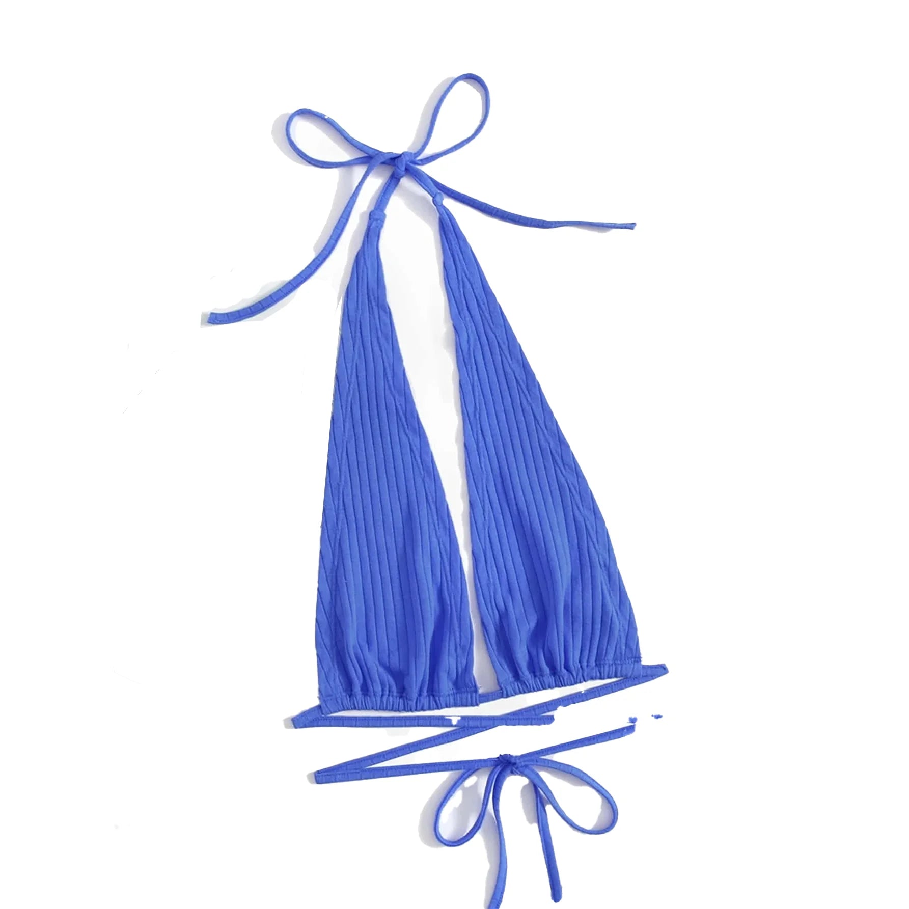 لباس علوي برسن مكشوف الظهر بربطة باربطة متقاطعة بياقة مغرق | النساء توب لباس علوي للبنات مايو | amazingEGP