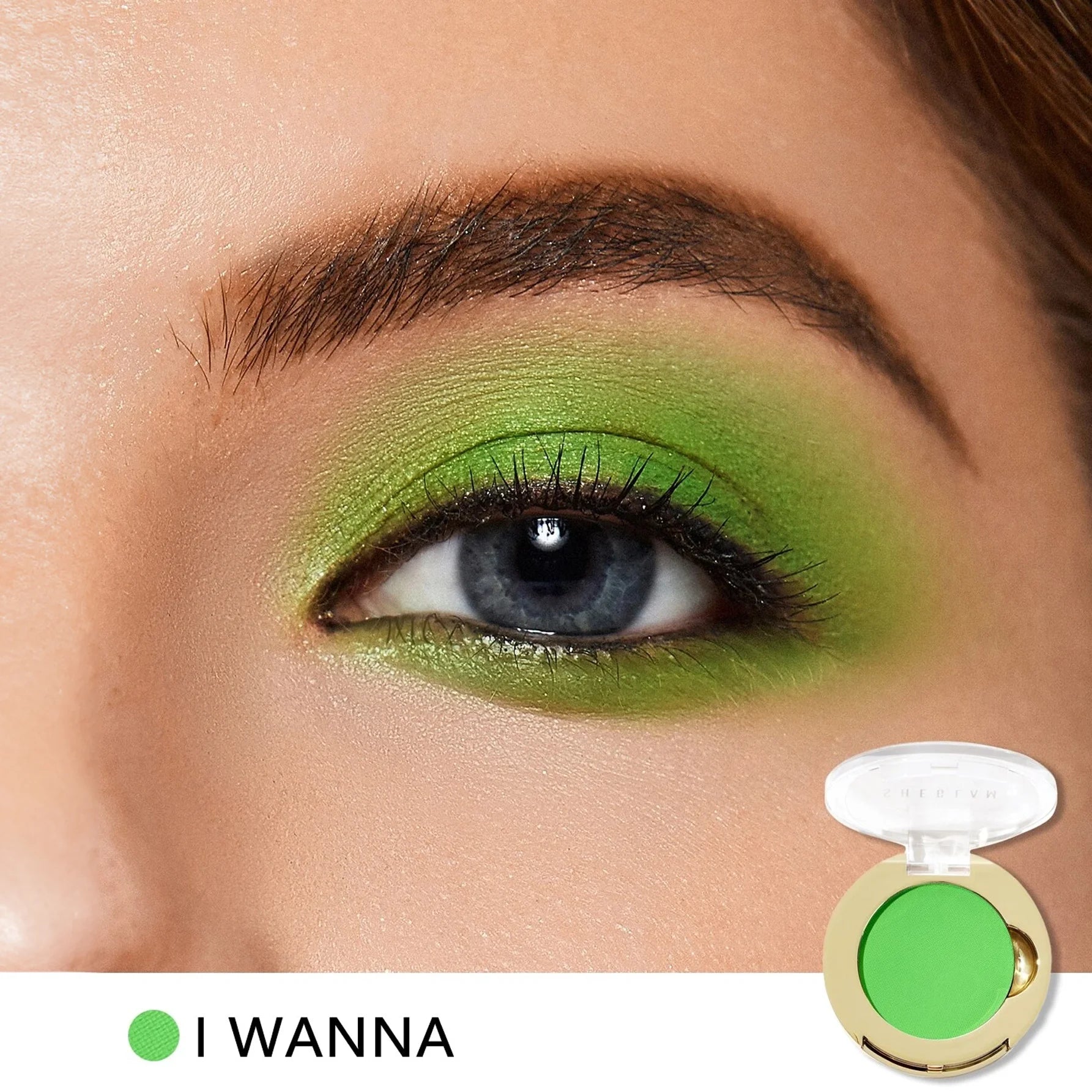 ظلال عيون من SHEGLAM بودرة مضغوط تراكيب محسنة -COLOR MUCHظل عيون أحادي عموم 2 جم - أخضر | SHEGLAM shein ايشادو شى ان شى كلام ظل عيون فرشاة مستحضرات التجميل مكياج ميكياج | amazingEGP