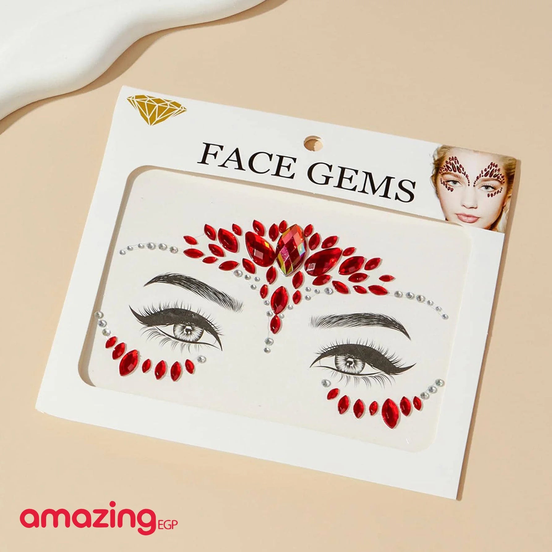 الوشم الكريستالي جواهر أحجار الراين ملصقات أحجار كريمة للجسم تاتو مؤقت عيون لتزيين الاظافروالوجه حفلات الهذيان ملصقات وجه انيقة للنساء S4707 | تاتو مؤقت تاتوه تاتوه وجه تاتوه_للجسم | amazingEGP