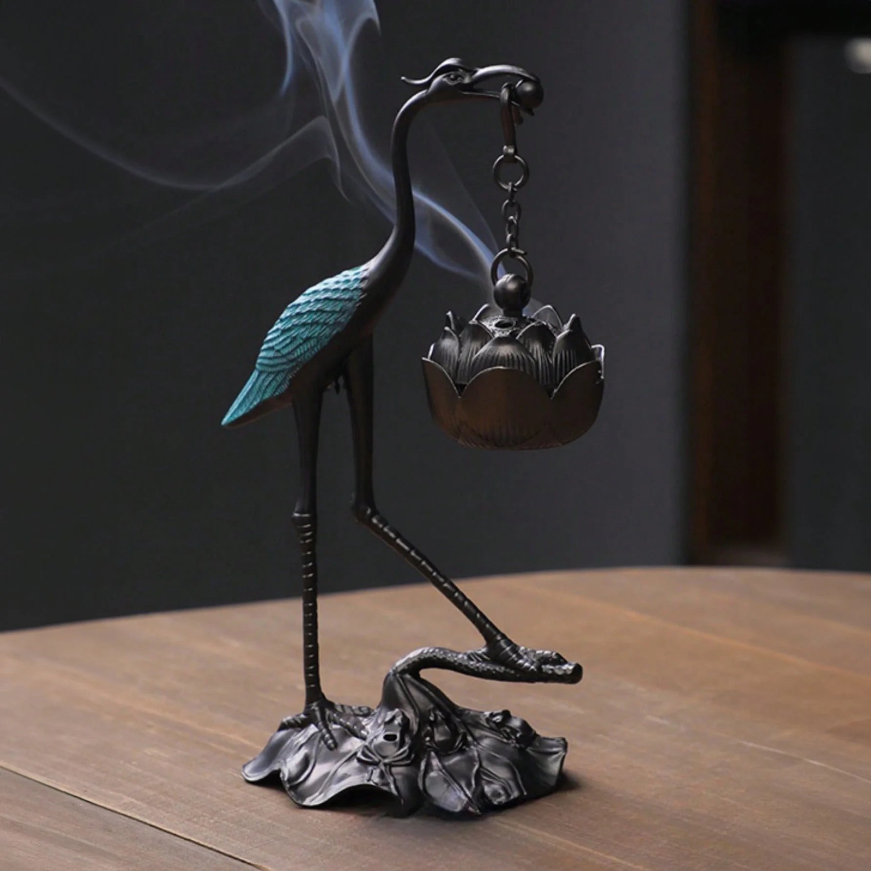 مبخرة وفواحة للبخور بتصميم ديكوري انيق على شكل طائر معلقة بزهرة ميني للديكور المنزلي | ابوقردان المنزل بخور بخور هندي حامل بخور ديكور ديكور_مكتب ديكور_منزل صديق الفلاح عيدان بخور مبخرة مبخرة طائر | amazingEGP