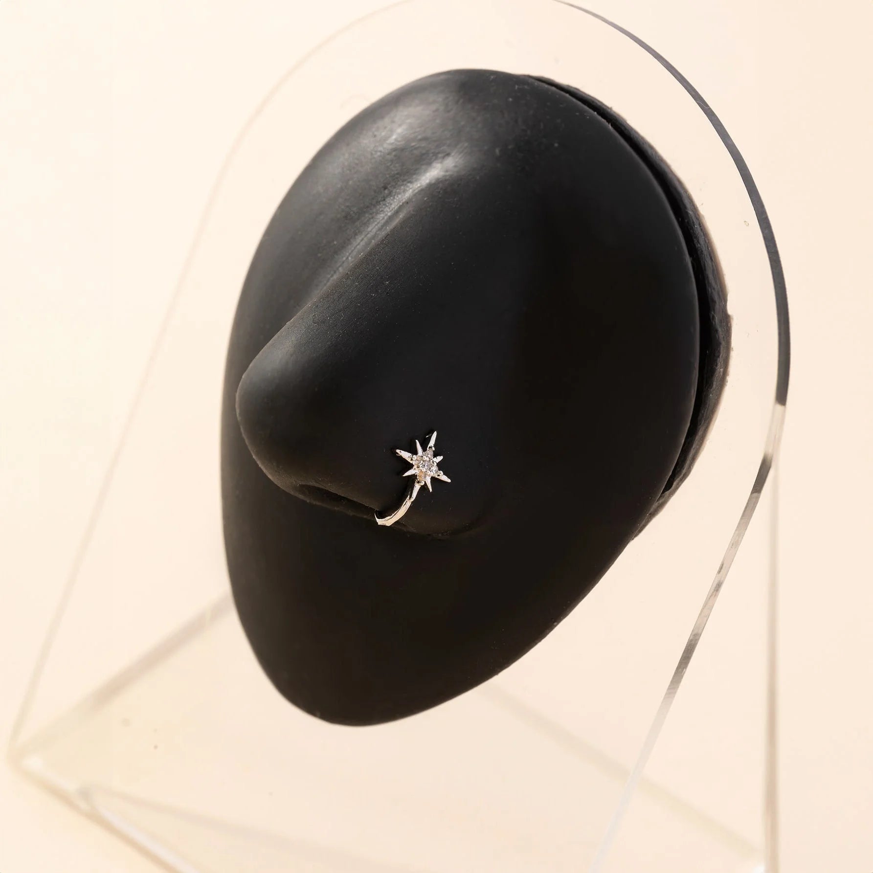 بيرسنج أنف بدون ثقب بدون اخرام من الفولاذ المقاوم للصدأ لا تسبب الحساسية لا حاجة للخرم مكعب زركونيا مزخرف بزهر حلية أنف نحاس كريستال البونك غير مثقوبة للرجال والنساء تثبت بدون ثقب او خرم | Copper Nose Cuff Copper اقراط انف بدون ثقوب بدون خرم بيرسنج بيرسنج