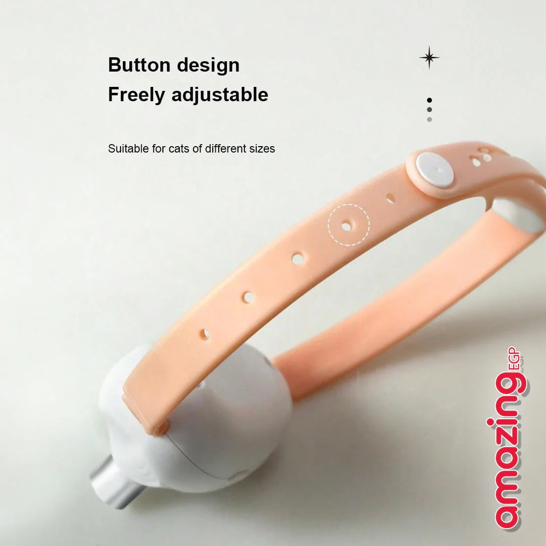 لعبة قط ذكية بطوق ليزر متتبع ترفيه ذاتي بدون استخدام اليدين لتخفيف توتر القطط وتحفيز نشاطها الذهني والجسدي آمنة ومريحة لكل الأحجام | الحيوانات الاليفة لعبة بدون تدخل يدوي لتخفيف توتر القطط لعبة تحفيز ونشاط لكل أحجام القطط لعبة ترفيه ذاتي للقطط لعبة قطط ب