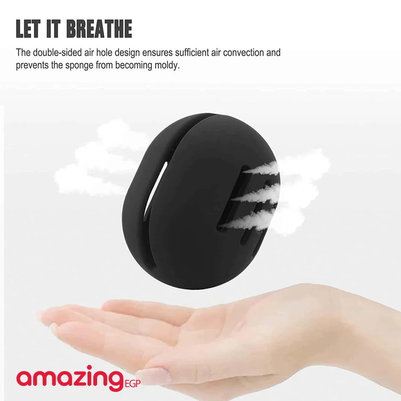 حامل اسفنجة مكياج حامل مستحضرات التجميل من السيليكون ذو فتحات تهوية على الوجهين للسفر شنطة سفر لاسفنجة المكياج مضادة للكسر لجميع الاسفنجات الصحية سهلة الحمل - أسود | احمر احمر الخدود اسفنجة اسفنجة مكياج الخدود سيليكون فرشاة فرشاة بودرة فرشاة مكياج مستحضر