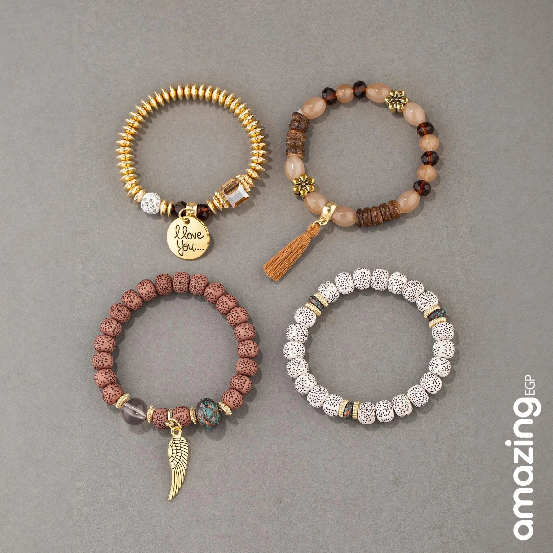 سوار للجنسين إسورة مضفرة بجلد طبيعي فاخر للرجال والنساء اساور يد محظوظ أسورة منسوجة زخرفة اليدوية أطقم أساور SH5489 | اساور اساور كاحل اساور_للنساء اسورة اكسسوارات الرجال جلد طبيعي جلد_طبيعي سوار | amazingEGP