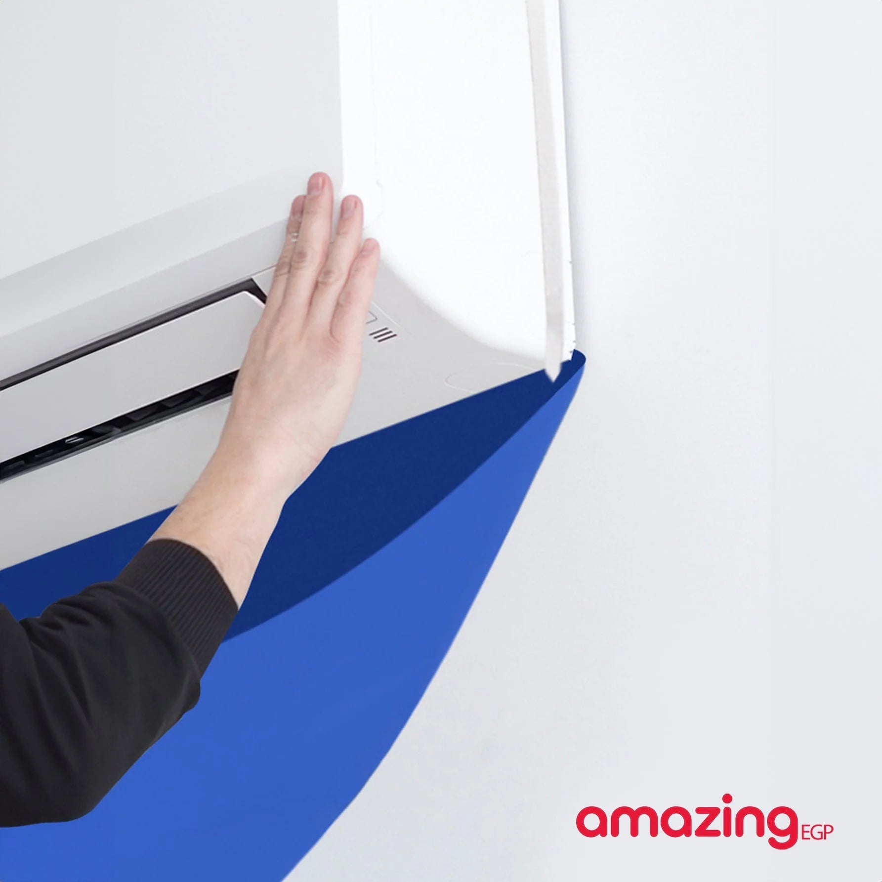 كيس تنظيف مكيف سبليت مقاوم للماء ولوحات دعم على الجانبين حقيبة واقية للتنظيف والغسيل والغبار غطاء تنظيف مكيف الهواء الداخلي | الاسبليت التقاط التكييف العناية بالتكييف المكيف تنظيف المكيف تنظيف داخلي حفظ التكييف مشمع مشمع تكييف ملزمات_حمام | amazingEGP