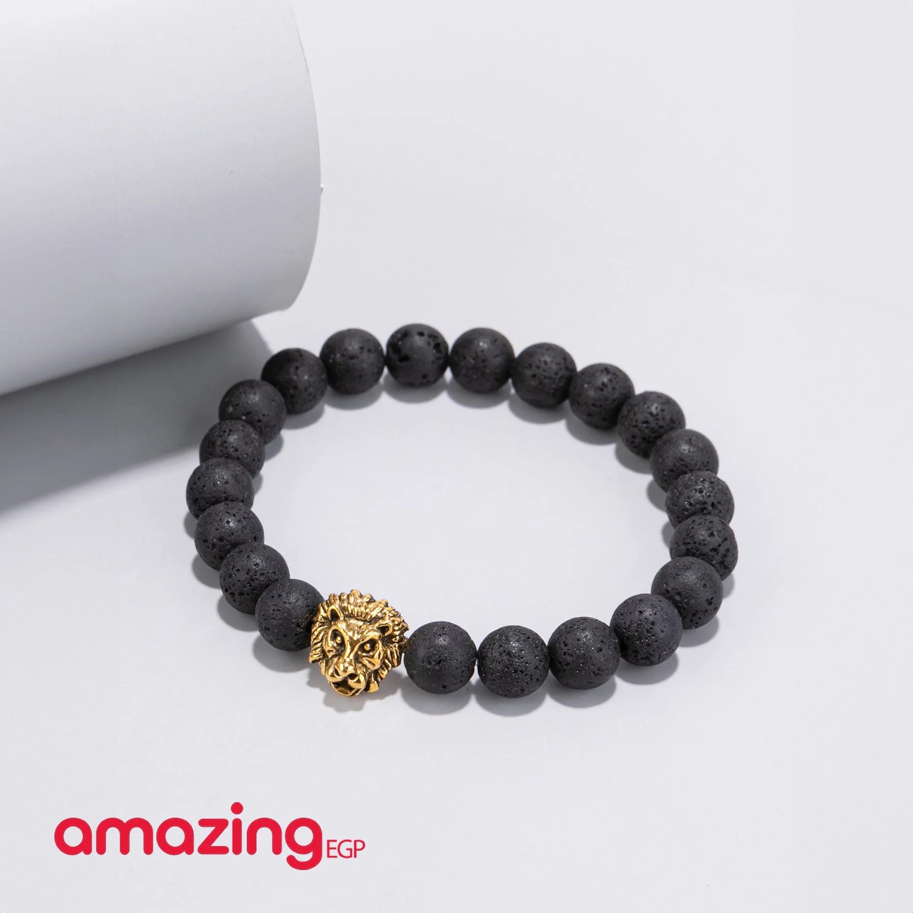 سوار للجنسين إسورة مضفرةمن الاحجار الكريمة الطبيعية من احجار كريمة فاخر للرجال والنساء منسوجة زخرفة اليدوية - اسد | اساور اسد اسورة اكسسوارات الرجال حظاظة سوار | amazingEGP
